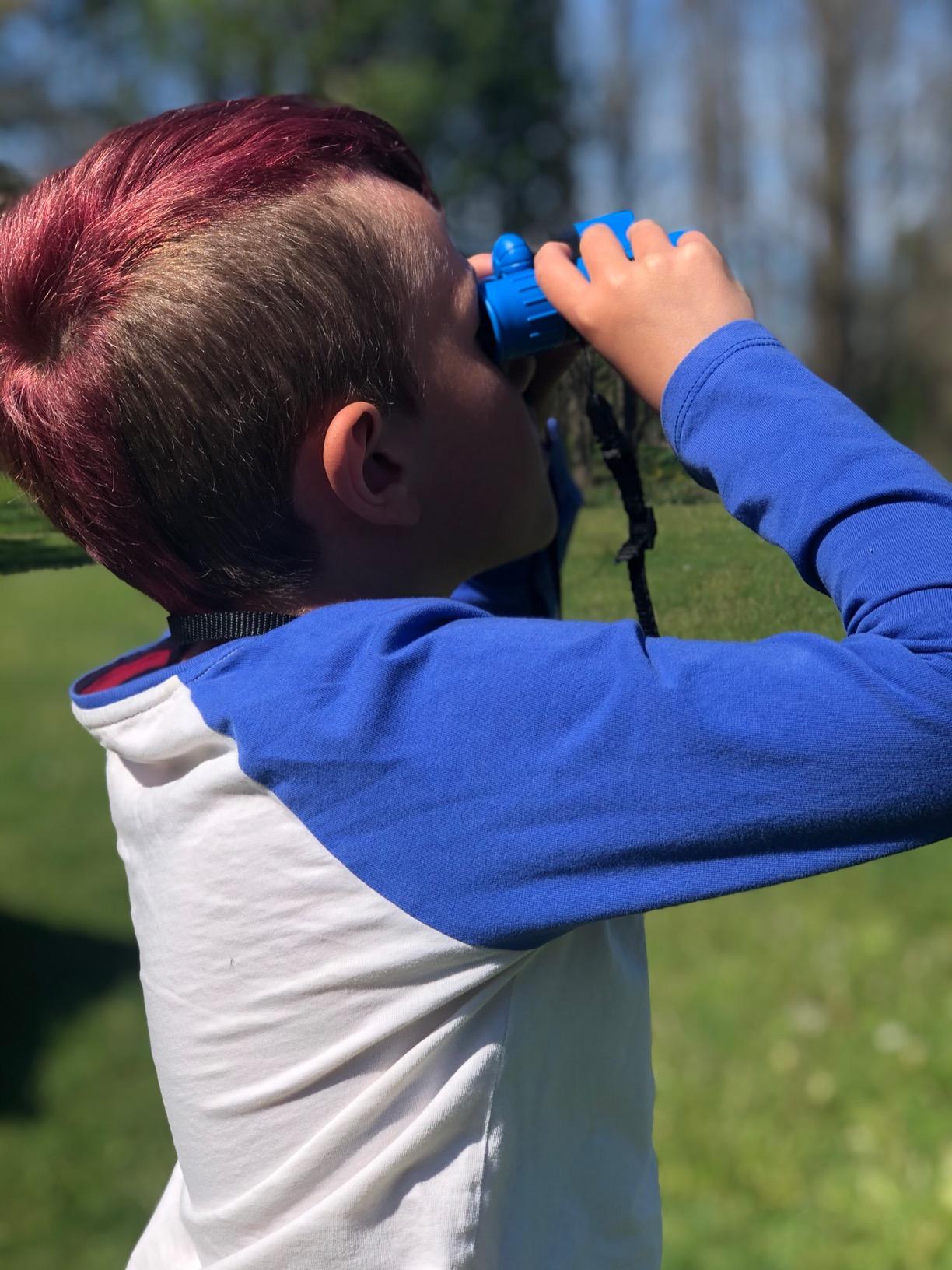 Think Peak Green Binoculars Science Toy for Kids Ages 3-12 Years - Real Compact Outdoor Adventure & STEM Educational customer photo 2