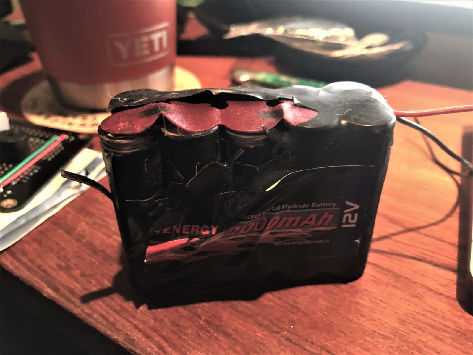 Tenergy NiMH Battery Pack 12V 2000mAh High Capacity Rechargeable Battery w/Bare Leads Replacement Battery Pack for DIY, Medical Equipments, LED Light Kit, RC Models, Portable 12V DC Devices and More customer photo 1