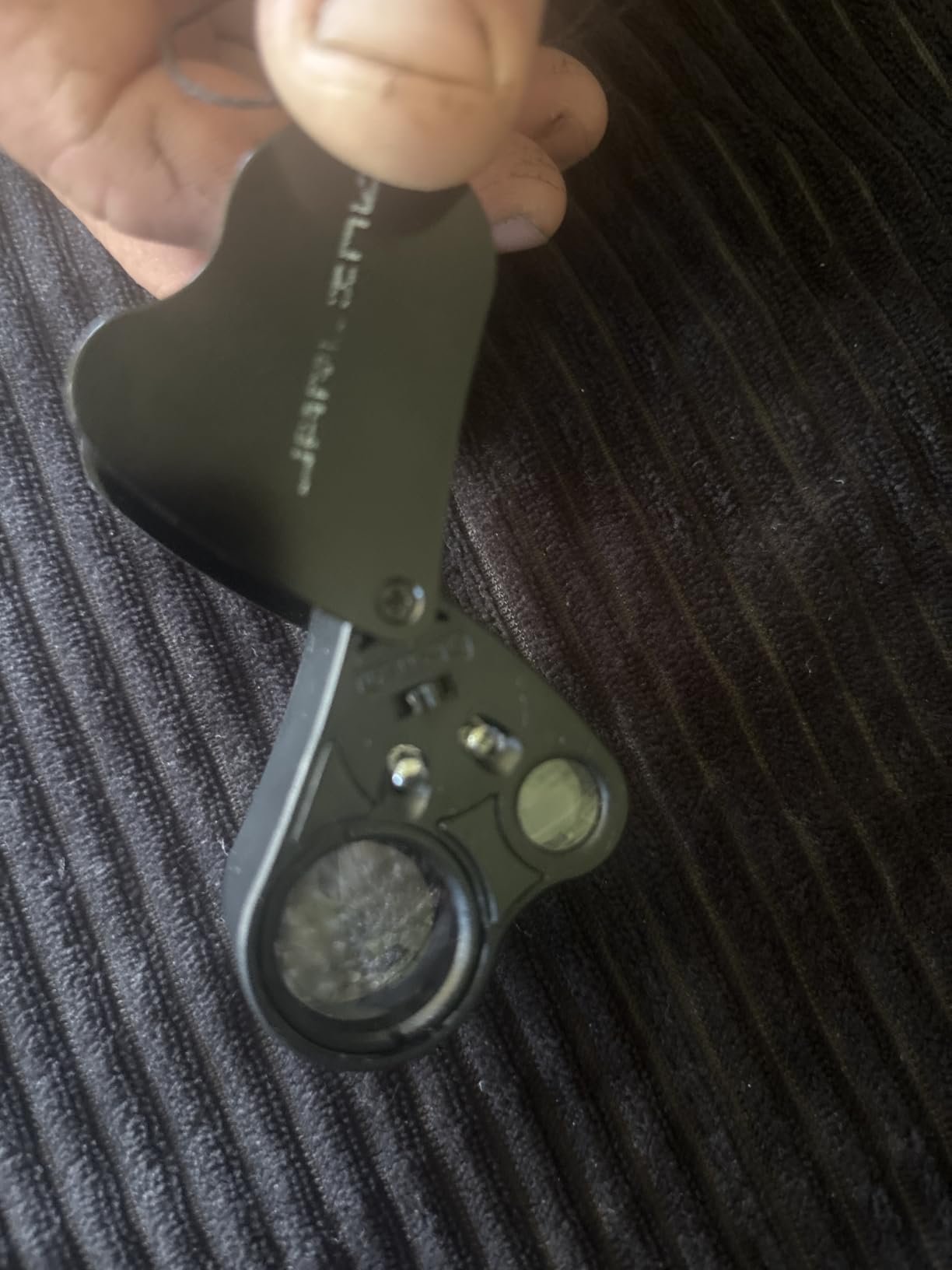 JARLINK 30X 60X Illuminated Jewelers Loupe Magnifier, Foldable Magnifier with Bright LED Light for Gems, Jewelry, Coins and Stamps customer photo 1