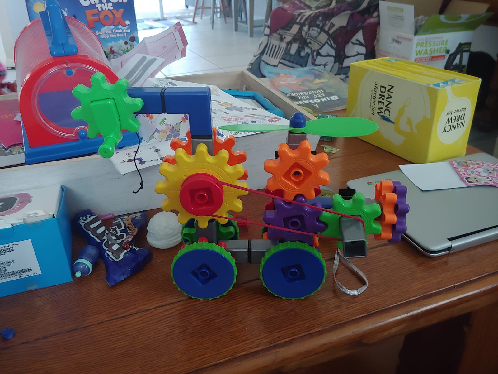 Learning Resources Gears! Gears! Gears! Machines in Motion - Toddler STEM, Building Toys for Kids, Hands-On Construction & Engineering Set, Critical Thinking, Fine Motor Skills customer photo 1