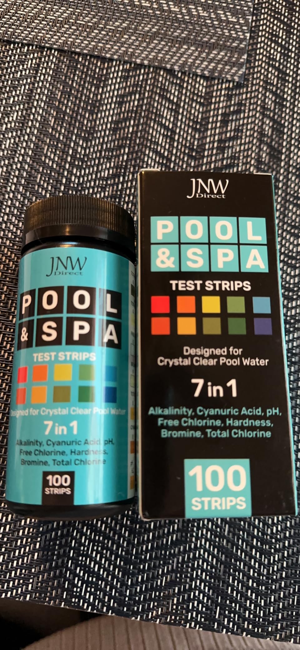 JNW Direct Water Hardness Test Strips for Home Water - 150 Strips Kit | Includes 150 water hardness test strips for tap, well and softened water with fast results and an easy color chart. customer photo 1