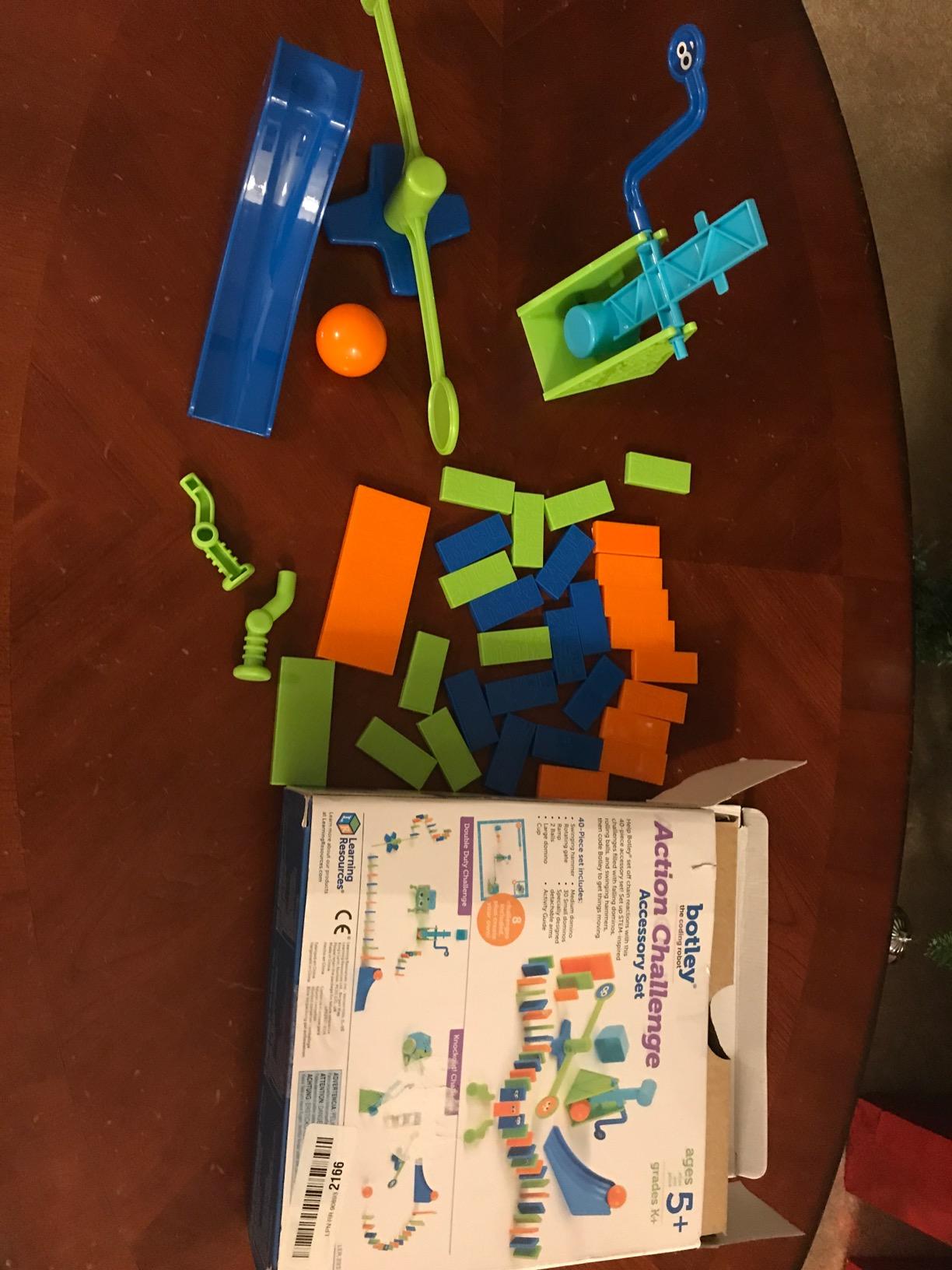 Learning Resources Botley the Coding Robot Action Challenge Accessory Set | Chain Reaction Game. STEM Robot Accessory Pack for Coding Robots, Ages 5+ customer photo 1