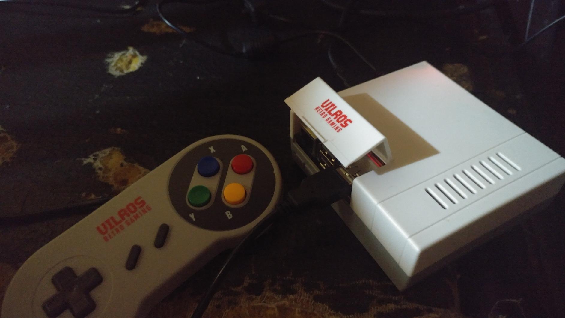 V-Kits Raspberry Pi 3 Model B+ (B Plus) Retro Arcade Gaming Kit with 2 Classic USB Gamepads [2018 Model] customer photo 1