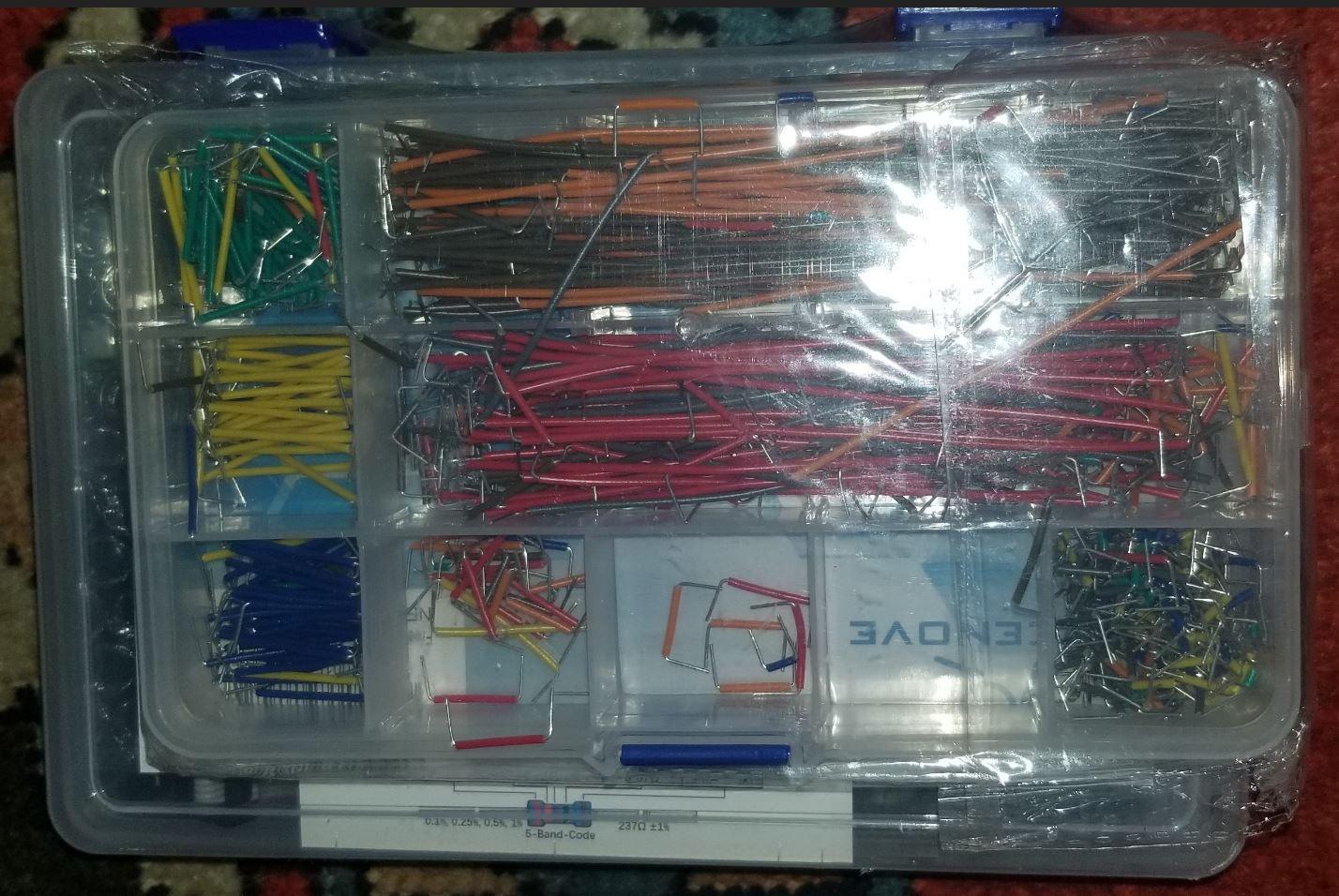 AUSTOR 560 Pieces Jumper Wire Kit Preformed Breadboard Jumper Wire customer photo 2