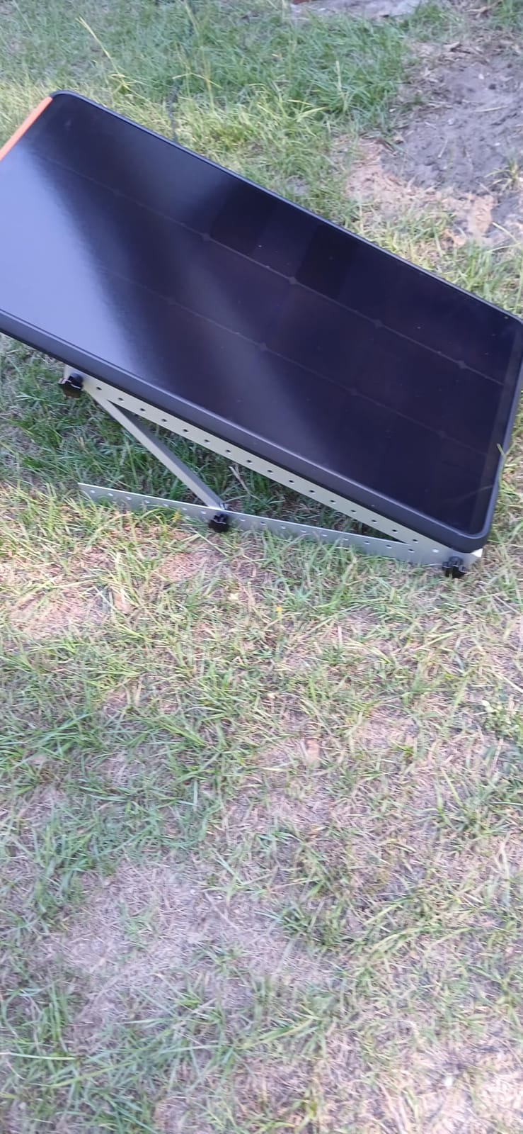 Renogy 28in Adjustable Solar Panel Mount Brackets with Foldable Tilt Legs | Solar Mount on Any Flat Surface for RV Roof Boat, Ideal for Renogy 50W, 100W N-Type & 120W Shadowflux Panels customer photo 1