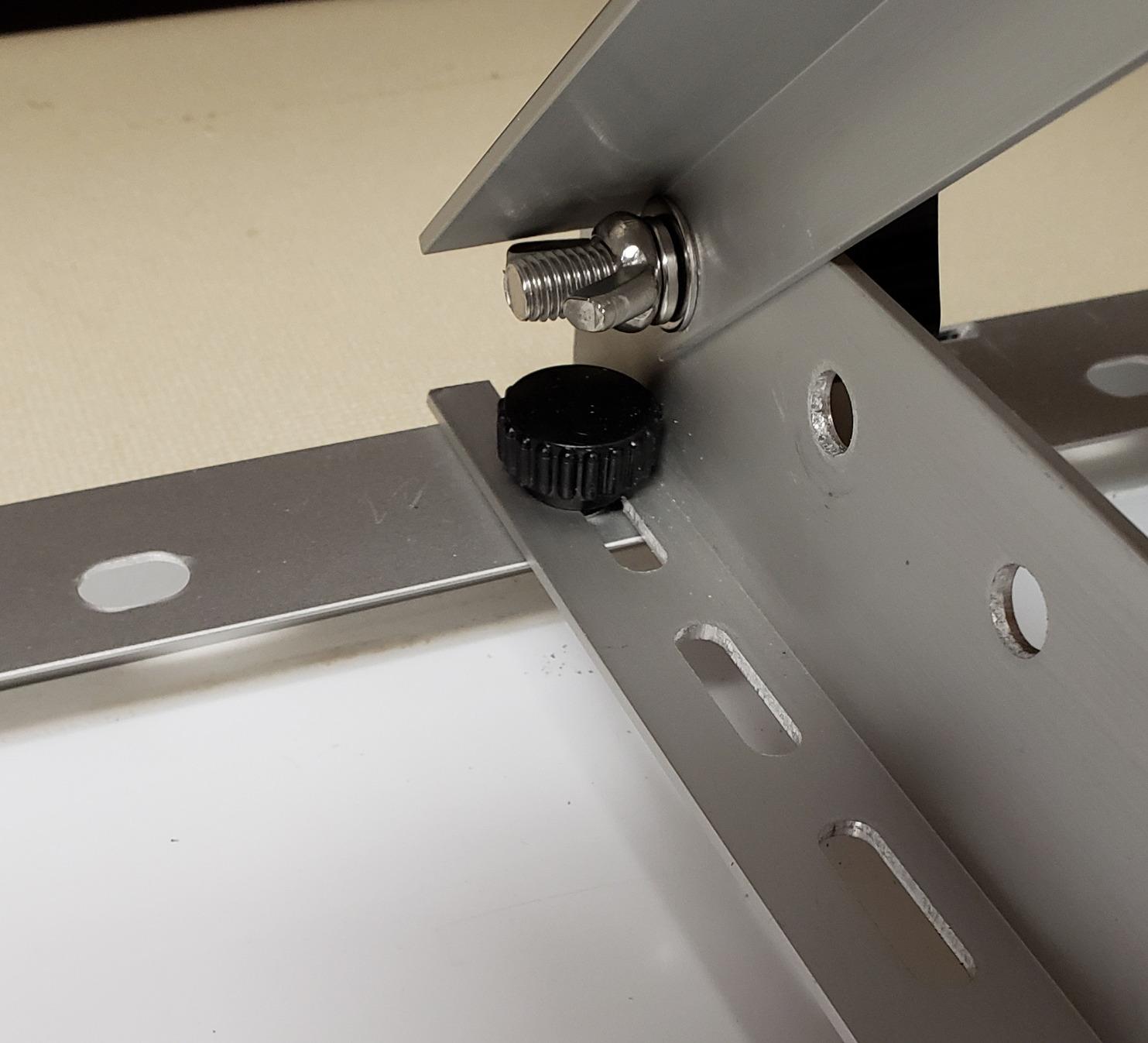 Renogy 28in Adjustable Solar Panel Mount Brackets with Foldable Tilt Legs | Solar Mount on Any Flat Surface for RV Roof Boat, Ideal for Renogy 50W, 100W N-Type & 120W Shadowflux Panels customer photo 2