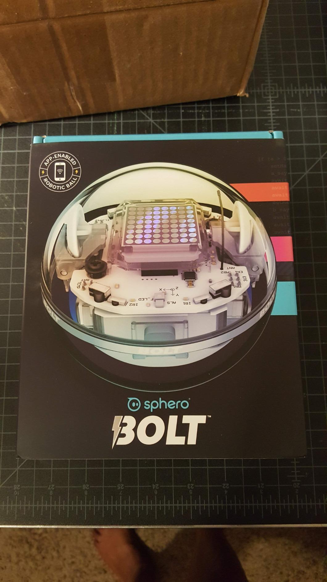 Bolt Coding Robot Ball, Ages 8+ | Beginner to Advanced Programming, Draw, Blocks, Javascript, or Python, Programmable Sensors & LED Matrix customer photo 2