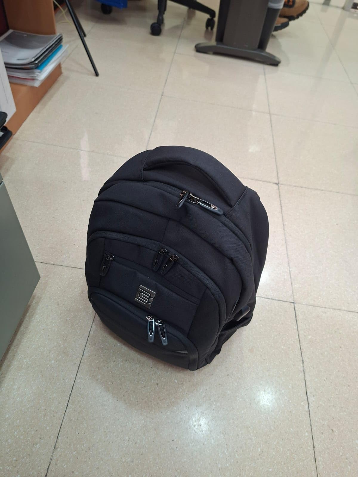 Volher Laptop Backpack, Business Travel Anti Theft Slim College Backpack | Water Resistant Durable Computer Bag Fits 15.6 Inch Laptop - Black customer photo 2