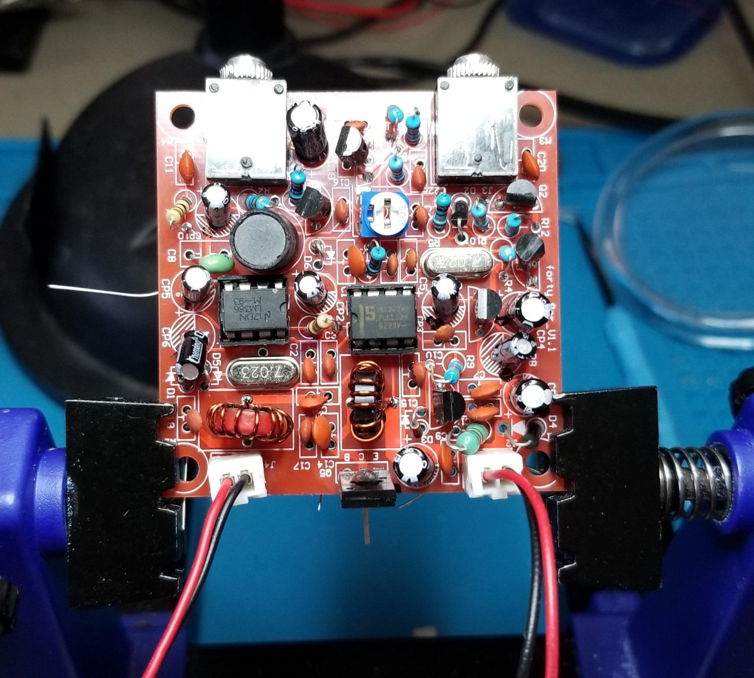 HAM Radio CW Shortwave Transmitter Receiver Forty-9er 3W CW Shortwave Radio Transmitter Receiver Telegraph DIY Radio Kit customer photo 1