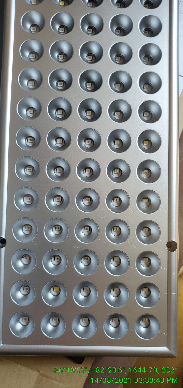 LED Grow Lights for Indoor Plants, Panel Plant Light Full Spectrum with IR & UV Bulbs for Seedlings,Micro Greens,Clones,Succulents (Size:9.9x9.9inches) customer photo 2