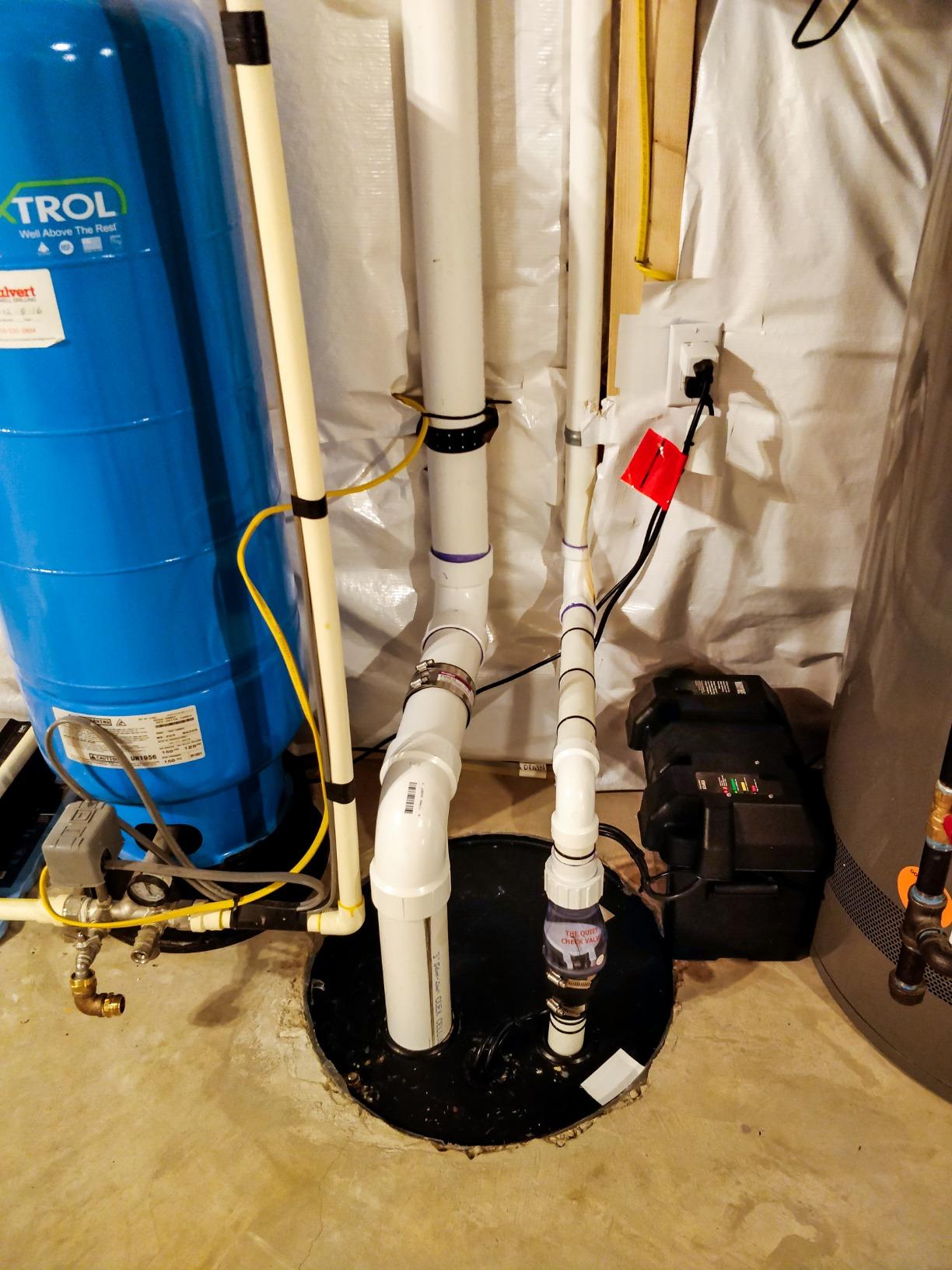 Wayne Preassembled Primary & Battery Backup Sump Pump Combo System, 1/2 HP, Integrated Vertical Float Switch, 12 Volt Battery Back Up Capability, 5,100 Gallons Per Hour customer photo 2