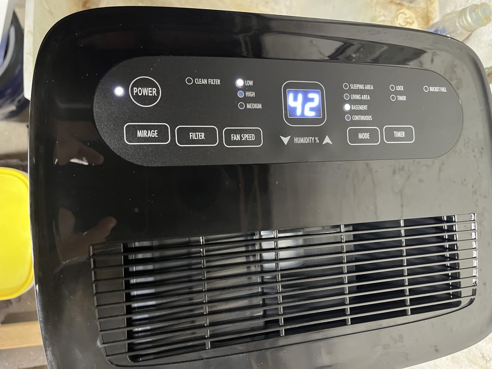 Yaufey 31 Pint Dehumidifier for Basement Home 2500 Sq. Ft. with Drain Hose customer photo 2