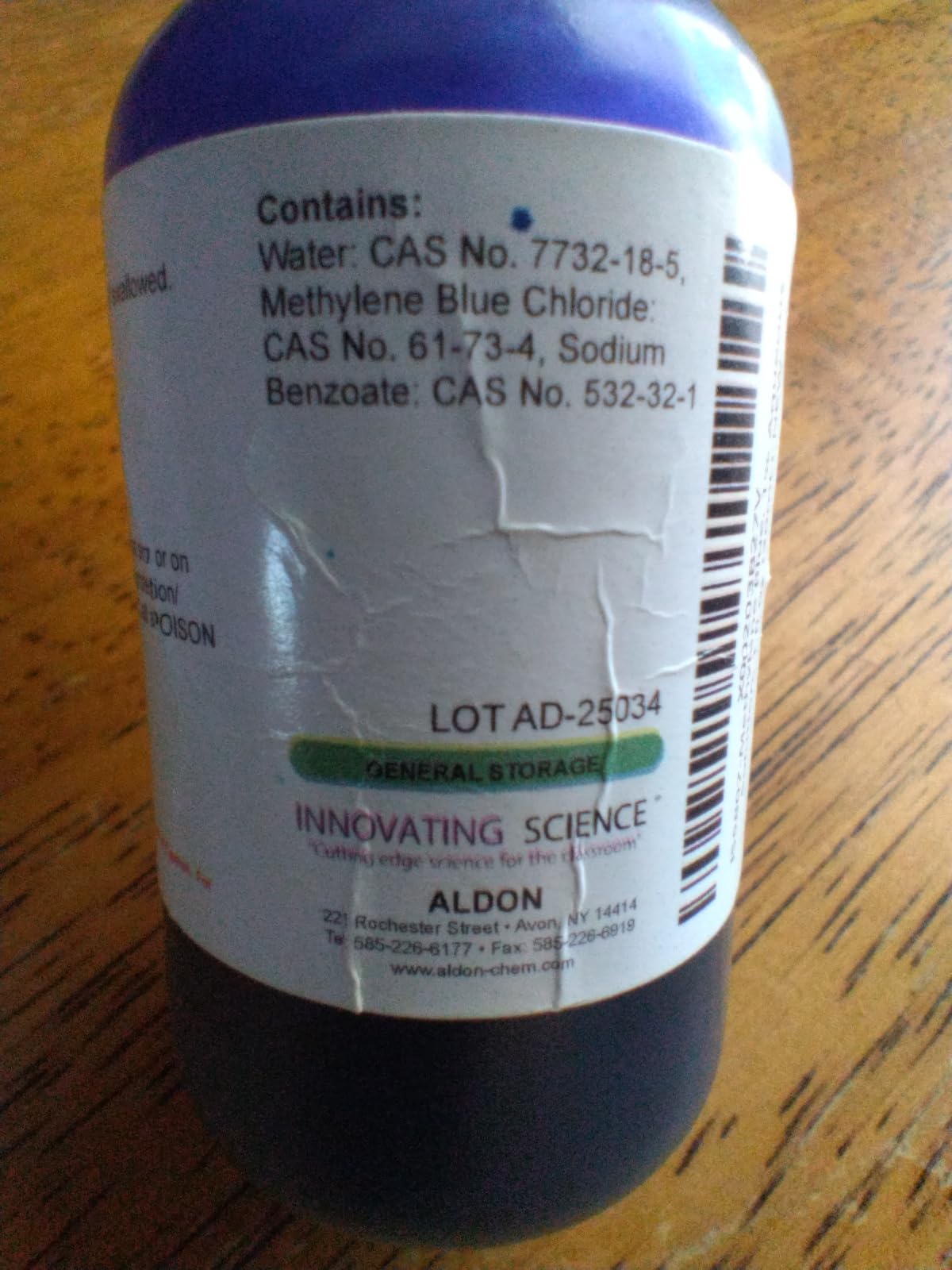ALDON Innovating Science Methylene Blue 1% Aqueous Solution, 1 fl oz (30mL) Dropper Bottle - Methyl Blue Microscope Stain customer photo 2