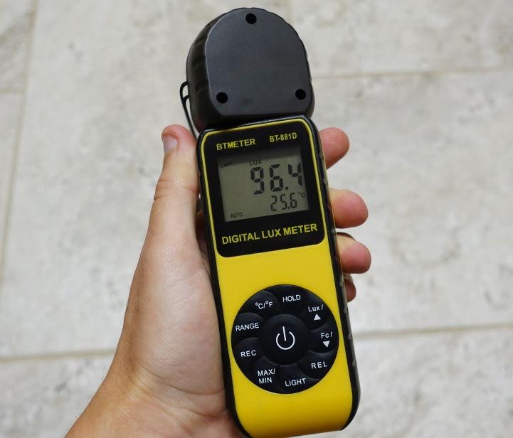 BTMETER BT-881D Digital Illuminance Light Meter with 270º Rotated Sensor | Measure Lights 0.01-400,000 Lux(0.01-40,000 FC) Foot Candles Luxmeter for Photography Plants LED Lights Indoor Outdoor Tester customer photo 1