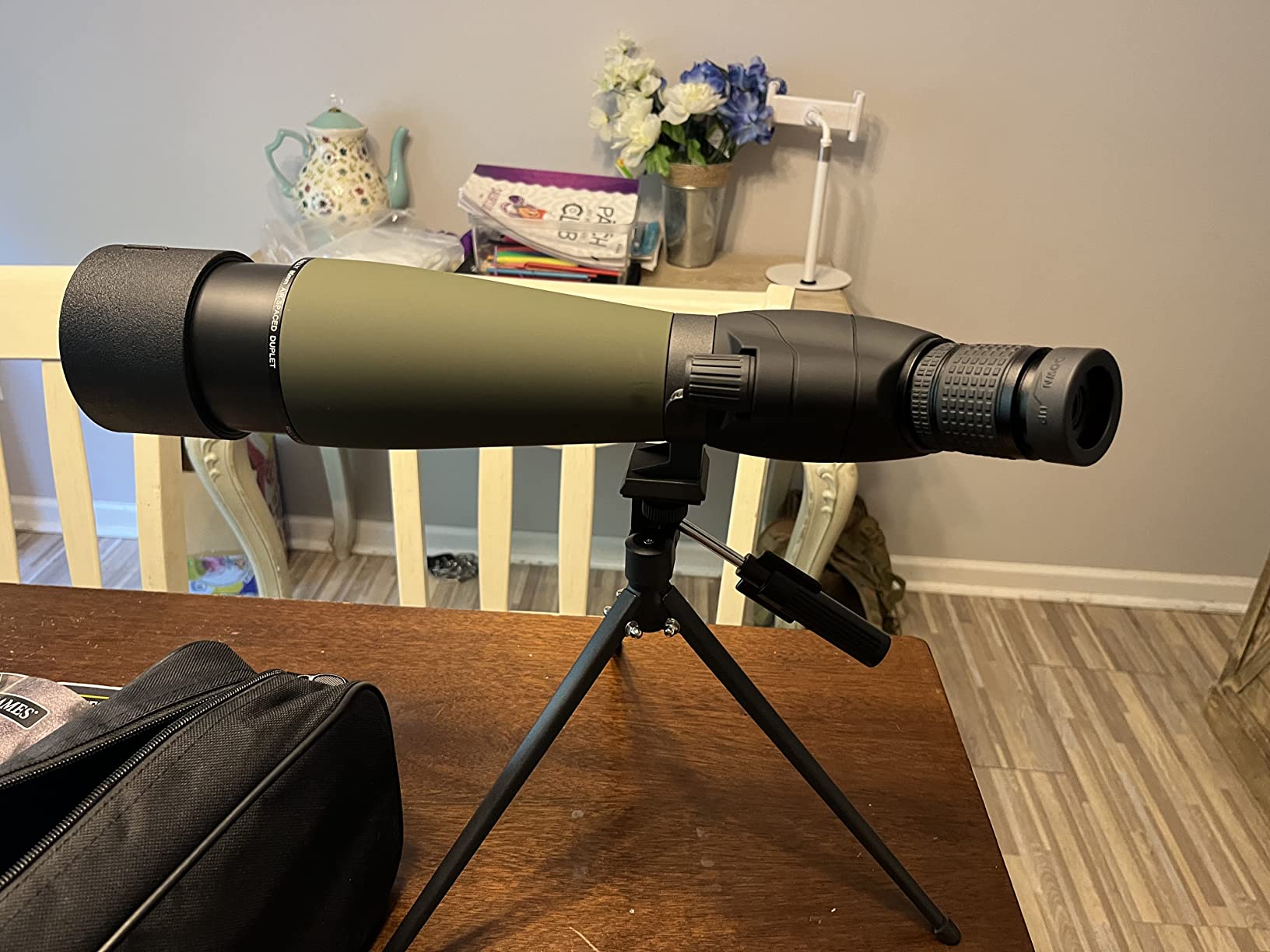Gosky Flagship DiamondEdge Spotting Scope 20-60x80 for Bird Watching | Waterproof Spotter Scope with Tripod, Phone Adapter, Carrying Bag - BAK4 High Definition for Target Shooting Wildlife Viewing customer photo 1