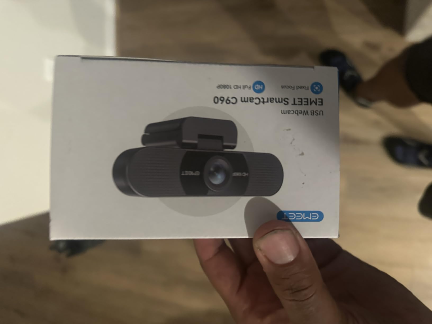 EMEET 1080P Webcam with Microphone, C960 Web Camera 2 Mics Streaming Webcam | 90°FOV Computer Camera, Plug and Play USB Web Cam for Online Calling/Conferencing, Zoom/Teams/Facetime/YouTube, Laptop/PC customer photo 2