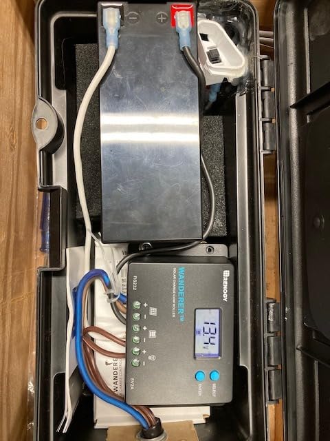 Renogy 10 Amp 12V/24V PWM Negative Ground Solar Charge Controller Compact Design w/LCD Display for AGM, Gel, Flooded and Lithium Battery, Wanderer 10A customer photo 2