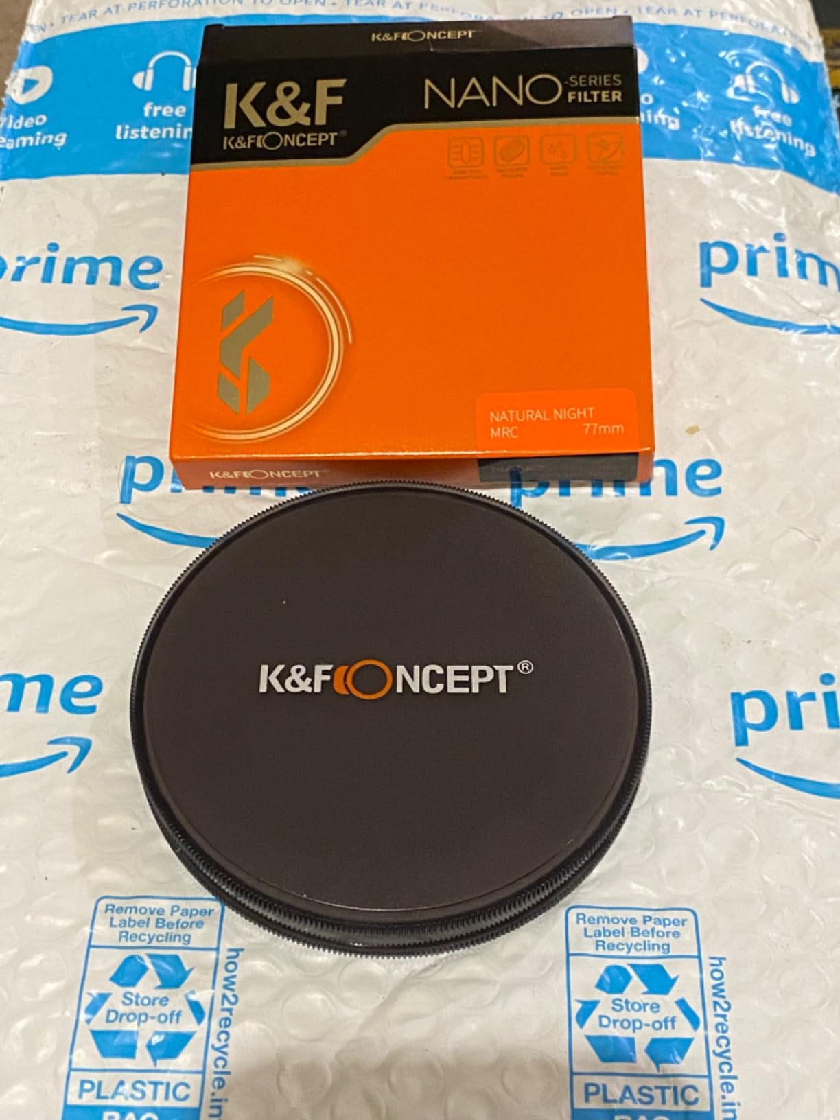 K&F CONCEPT 67mm Clear Natural Night Filter Pollution Reduction | 28 Multi-Layer Coatings Light Pollution Reduction Filter for Night City Sky Star Shots. No Color Cast Nano-X Series FE707 customer photo 2