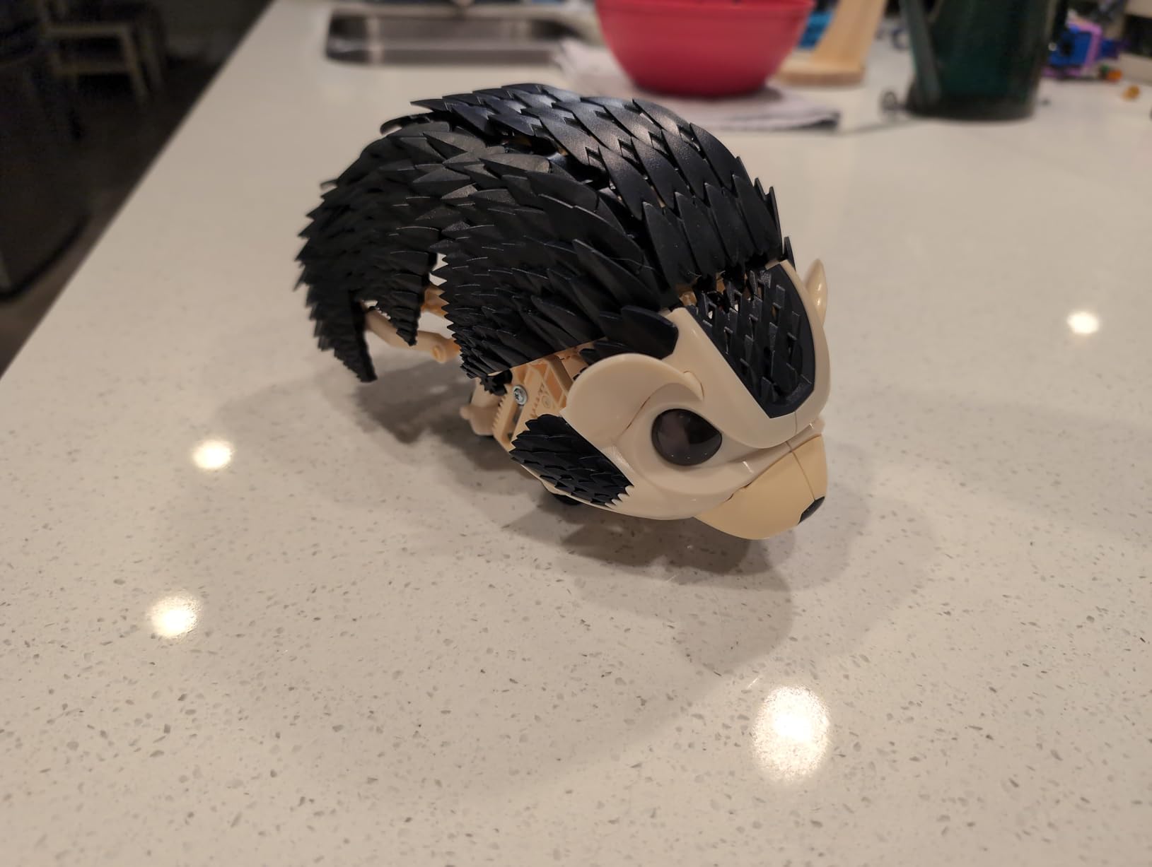 Thames & Kosmos My Robotic Pet - Tumbling Hedgehog | Build Your Own Sound Activated Tumbling, Rolling, Scurrying Pet | STEM Experiment Kit | Toy of The Year Award Finalist customer photo 2