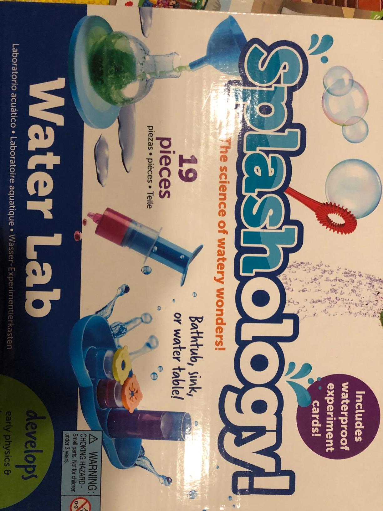 Learning Resources Splashology Water Lab | Science Kit, STEM Playtime, Water Activities, 19 Pieces, Ages 3+ customer photo 1