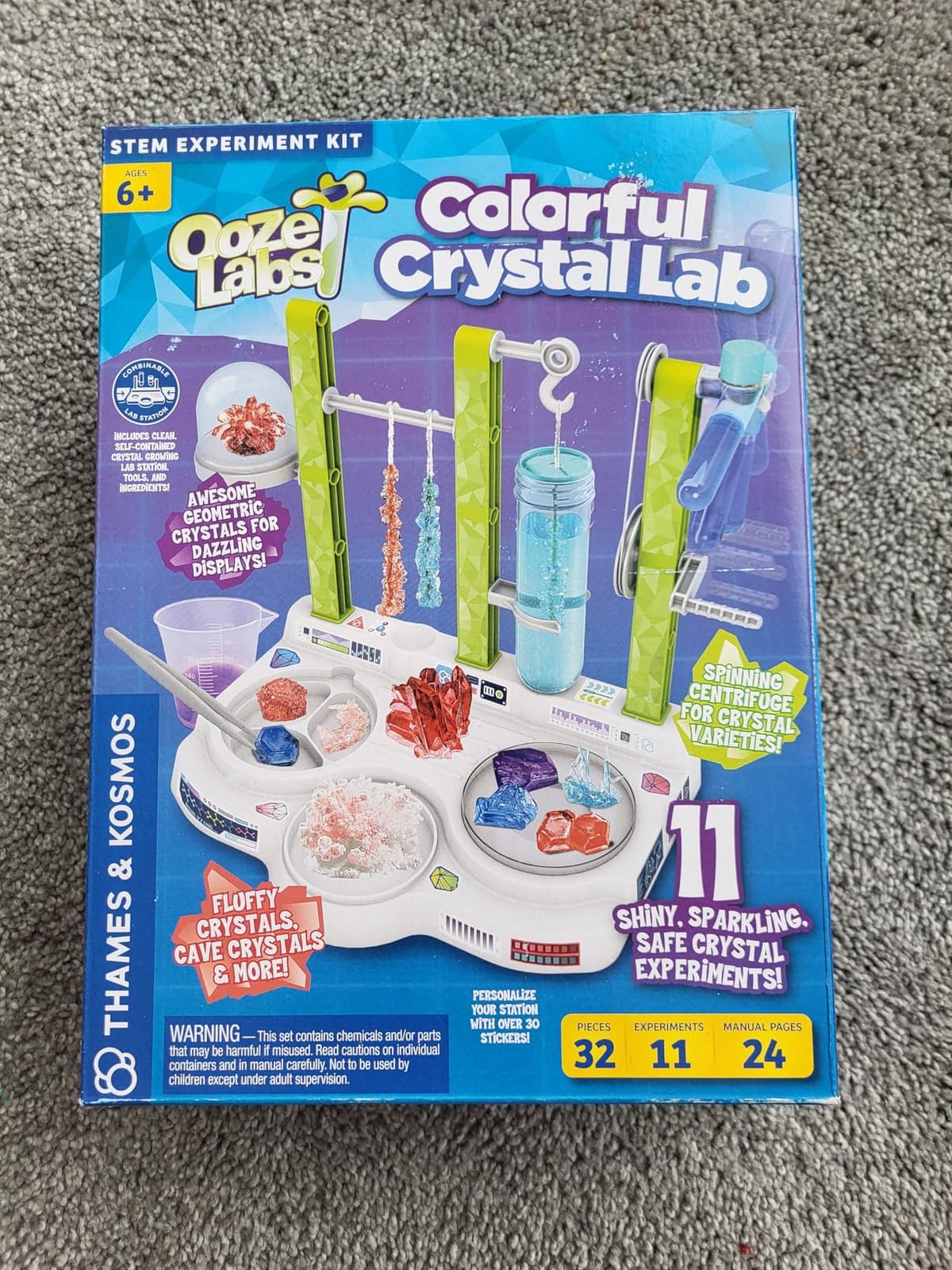 Thames & Kosmos Ooze Labs: Slime Lab Science Experiment Kit & Lab Setup - 10 Experiments customer photo 2