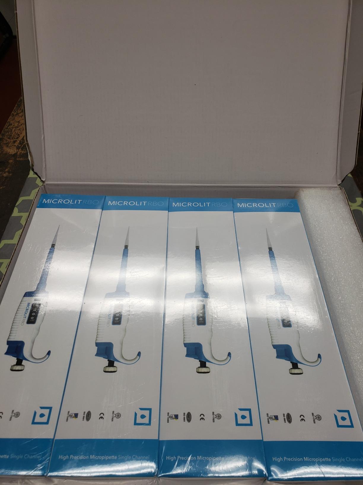 MICROLIT Complete Starter Kit - 4-Piece Pipette Set with Carousel Stand | Covers 0.5-10ul, 10-100ul, 100-1000ul and 1-10ml Liquid Capacity, Includes Compatible Tips customer photo 2