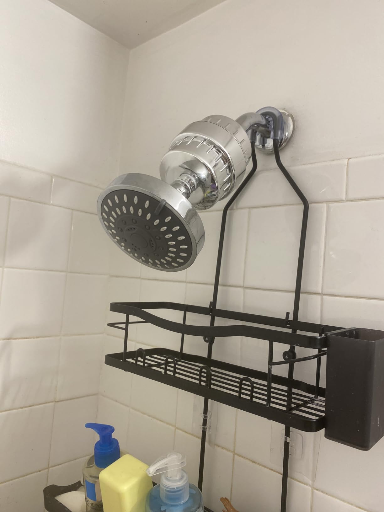 FEELSO Shower Head with Shower Filter, Filtered Shower Head for Hard Water | High Pressure, Anti-clog Nozzles, 5 Spray Showerhead, 15 Stage Water Softener Filters, Remove Chlorine and Harmful Substances customer photo 1