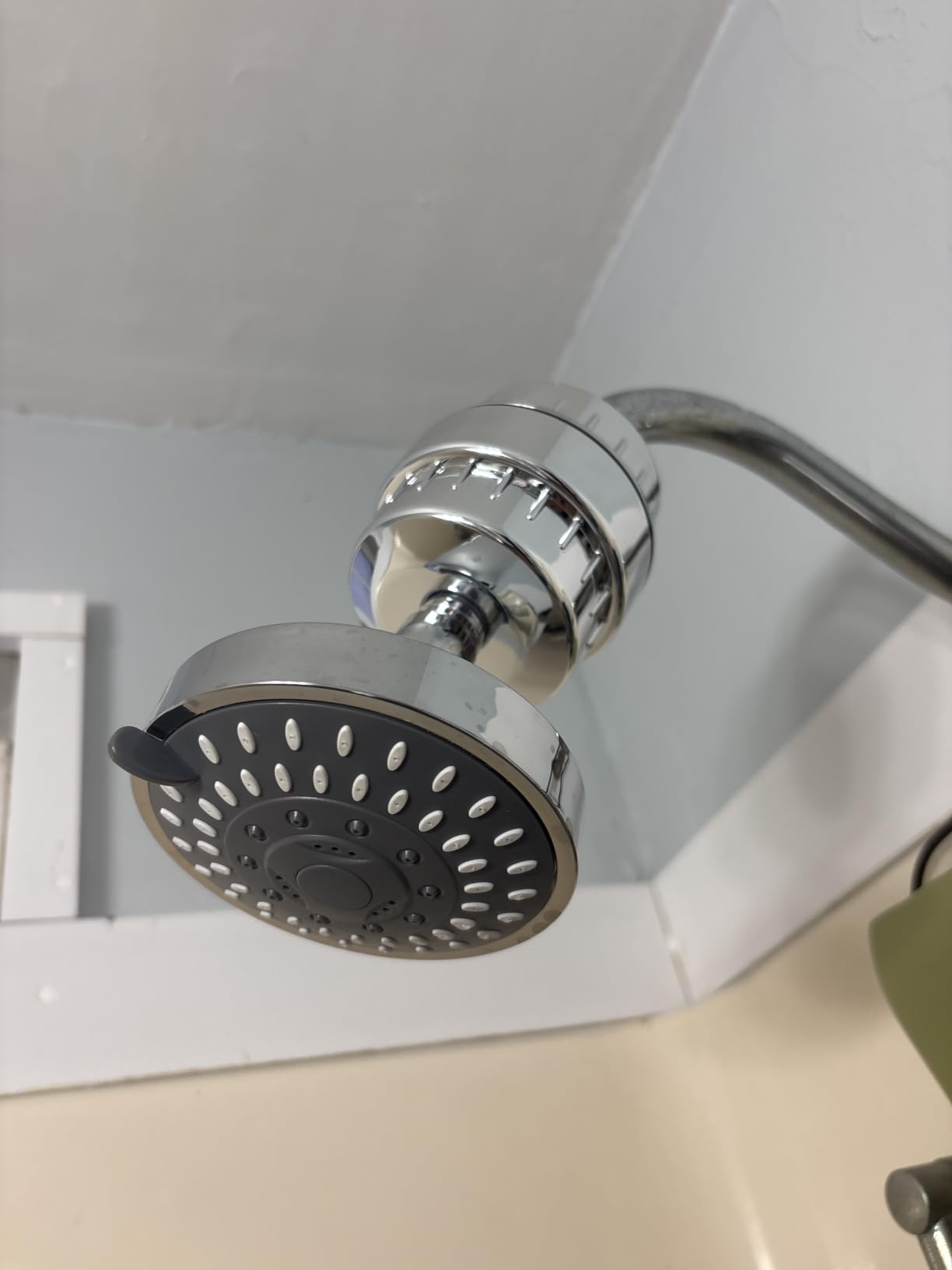 FEELSO Shower Head with Shower Filter, Filtered Shower Head for Hard Water | High Pressure, Anti-clog Nozzles, 5 Spray Showerhead, 15 Stage Water Softener Filters, Remove Chlorine and Harmful Substances customer photo 2