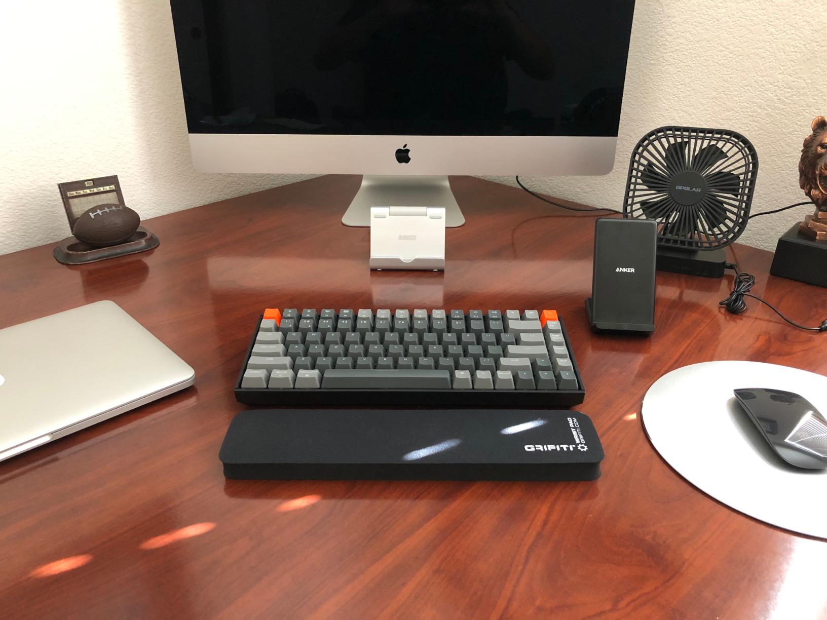 Keychron K2 75% Layout RGB Bluetooth Wireless Mechanical Keyboard with Keychron Super Brown Switch/Anti Ghosting/N-Key Rollover, Compact 84 Keys USB Wired Gaming Keyboard for Mac Windows-Version 2 customer photo 2