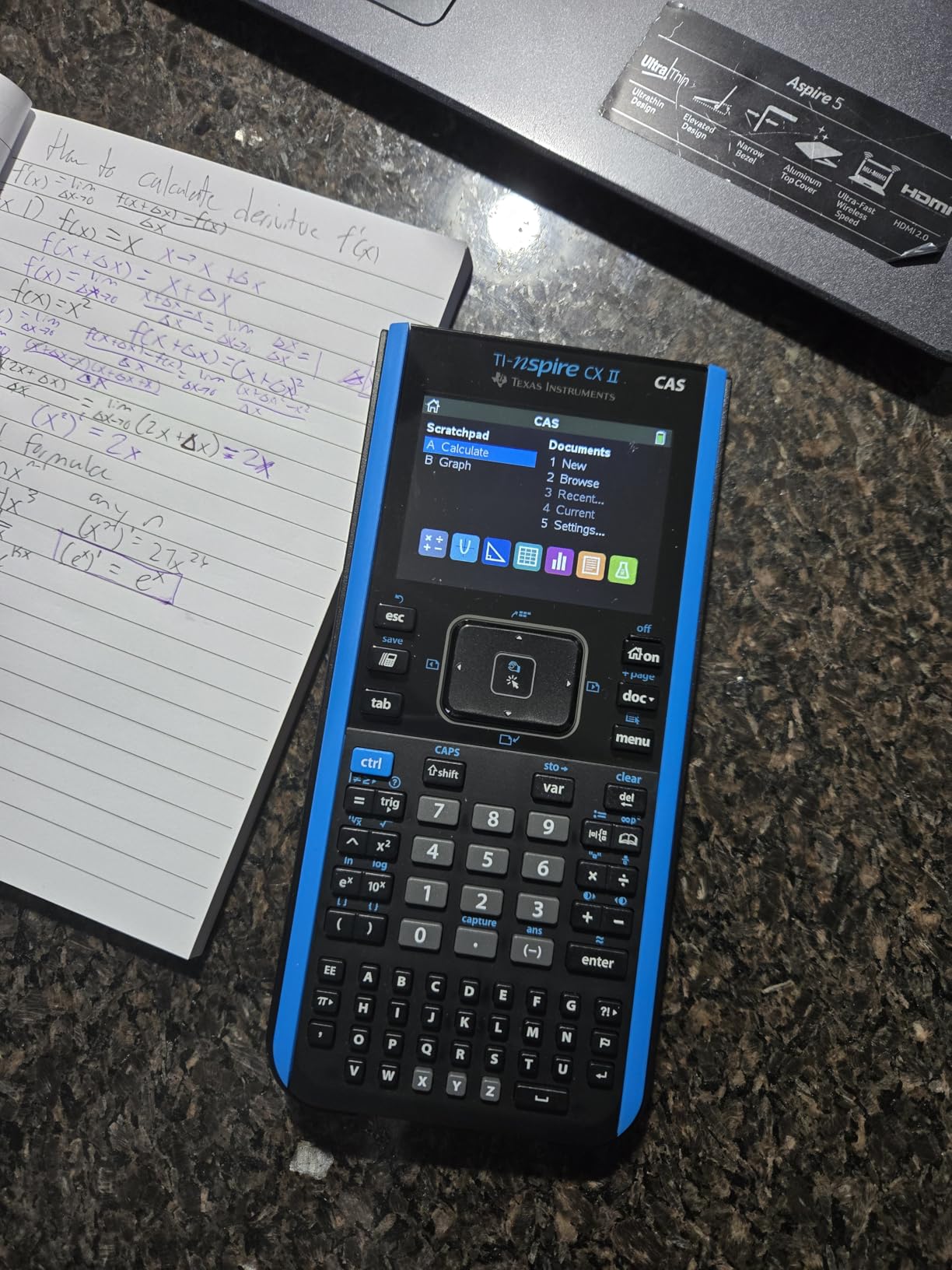Texas Instruments TI-Nspire CX II CAS Color Graphing Calculator with Student Software (PC/Mac) | Powerful Computer Algebra System; Computer Software included customer photo 2