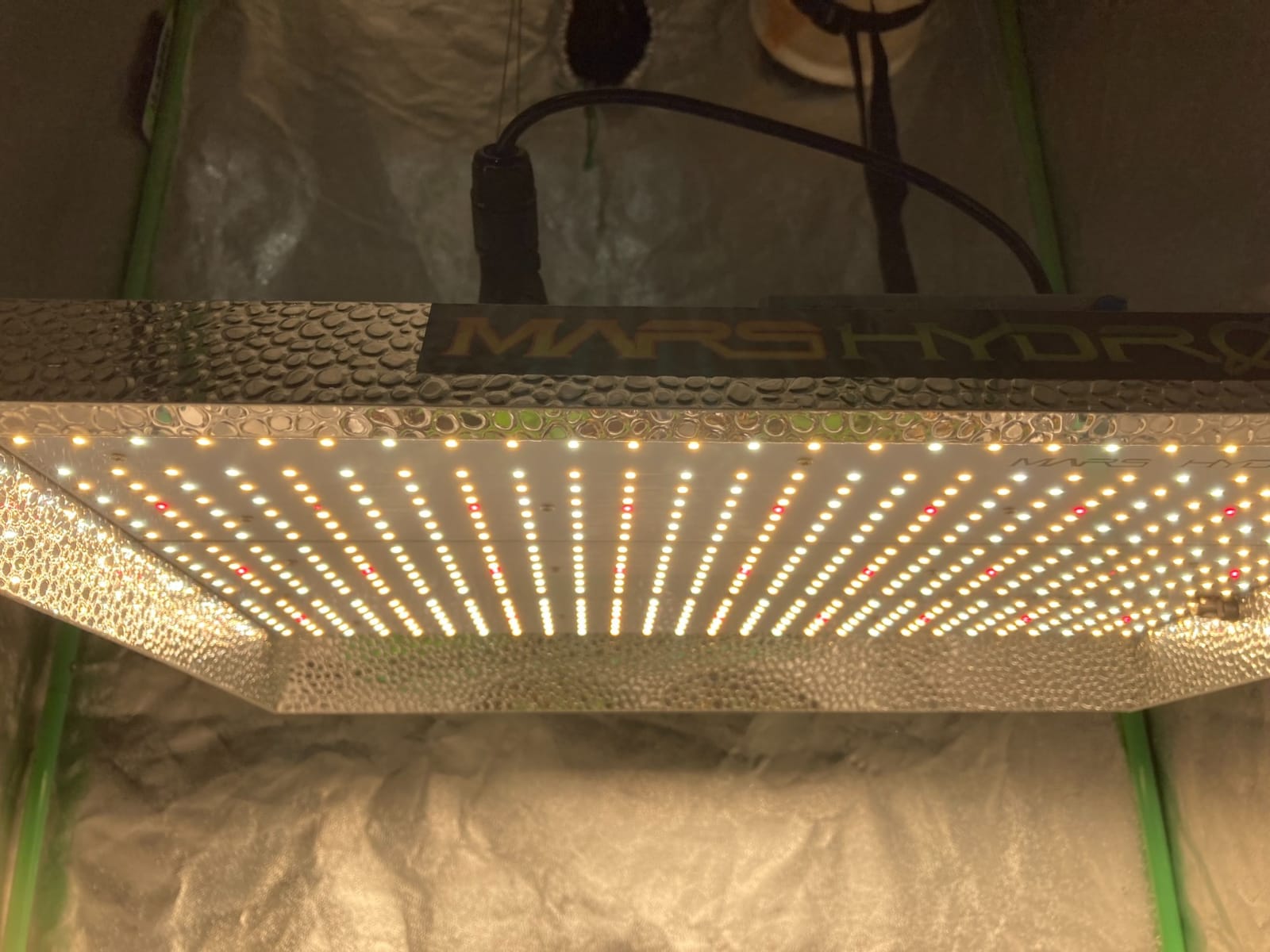 MARS HYDRO 150W TS1000 LED Grow Light for Indoor Plants Full Spectrum | Patented Reflective Hood, Dimmable & Silent Fanless, Daisy-Chain Link, Uniform Light for 2x2/3x3 Grow Tent, Veg to Bloom customer photo 1