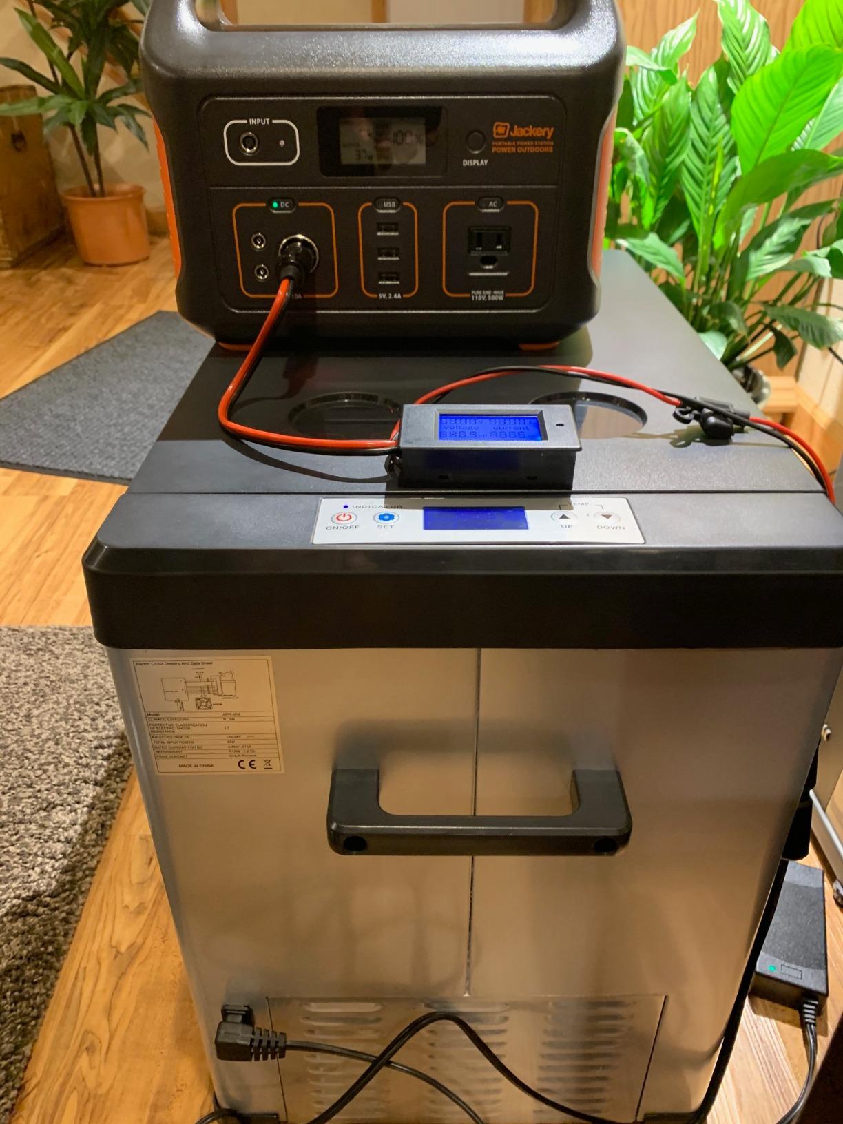 Jackery Explorer 500 v2 Portable Power Station, 512Wh, 500W AC | LiFePO4 Battery, 1000W Surge, 14 lbs Lightweight, AC Cable Included, Solar Generator customer photo 1