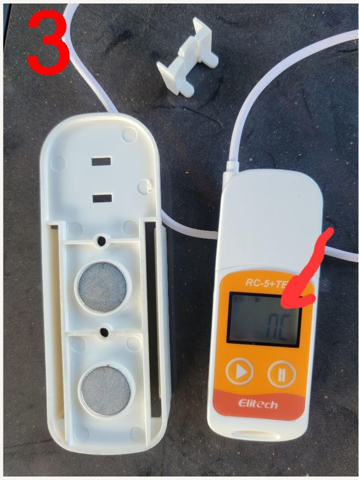 Elitech RC-5+ TE Digital PDF USB Temperature Data Logger Reusable Recorder Refrigerator Thermometer 32000 Points High Accuracy (Extra External Sensor) customer photo 1