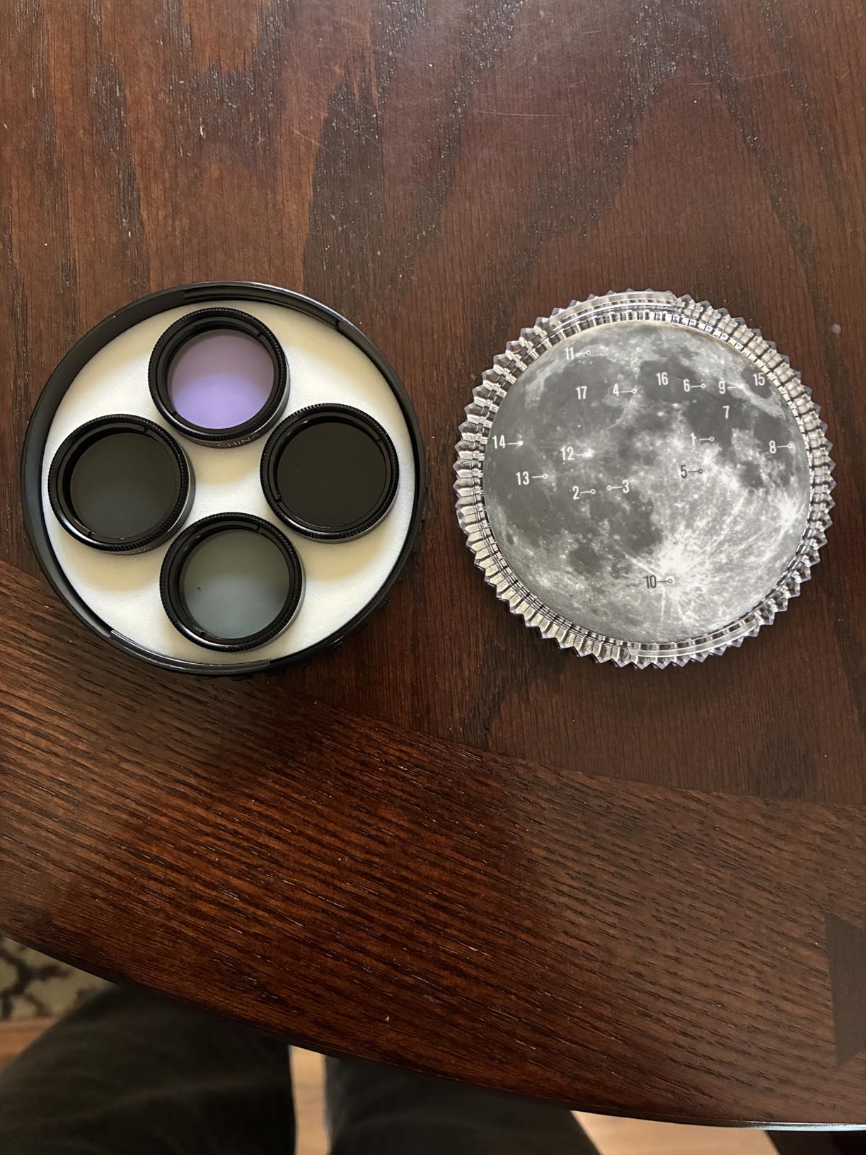 Celestron Moon Filter Set - Neutral Density & Sky Glow Filters - Moon Map | Complete Moon Filter Kit with Moon Map, Reduce Glare, Improve Lunar Contrast, Fits 1.25