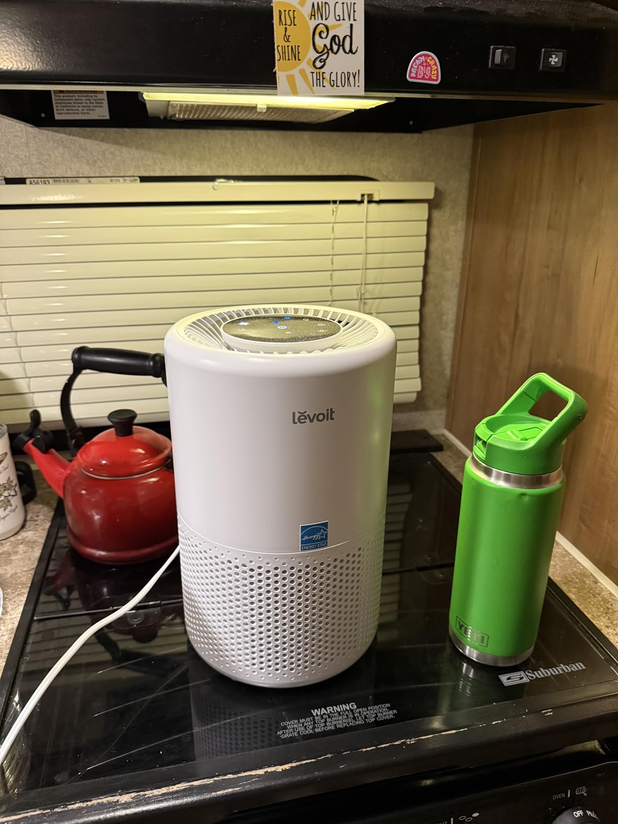 Levoit Air Purifier for Home Bedroom Small Room, Quiet Operation | Washable Pre-Filter for Dander, Smoke, Dust, Pollen, AHAM VERIFIDE, Odor Eliminators, Pet Hair Remover, Vital 100, White customer photo 2