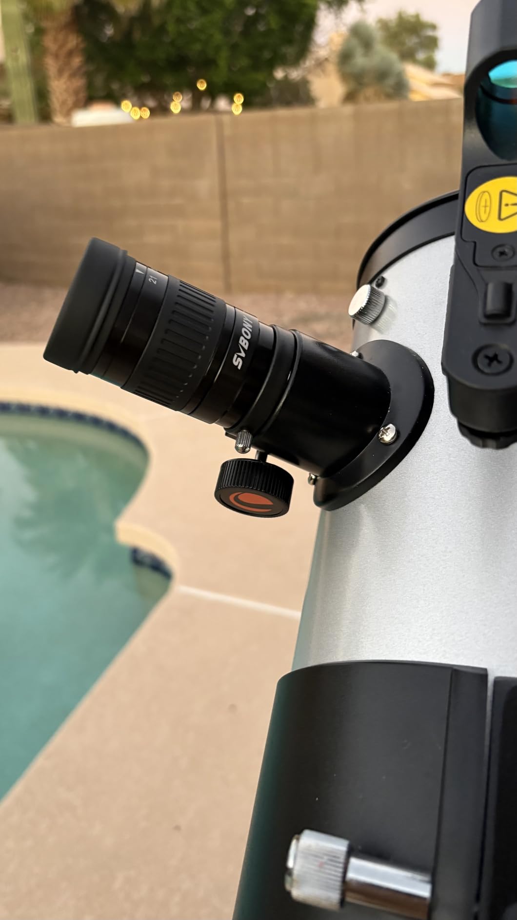 SVBONY SV135 Zoom Eyepiece, Zoom 7 to 21mm 1.25 inch Telescope Eyepiece, Telescope Accessories for Astronomic Visual Observation (40-57°) | Planetary Observation, 7-21mm Zoom Eyepiece, FMC 6 Element 4 Group Lens, Durable Metal Telescope Accessory Structure customer photo 1