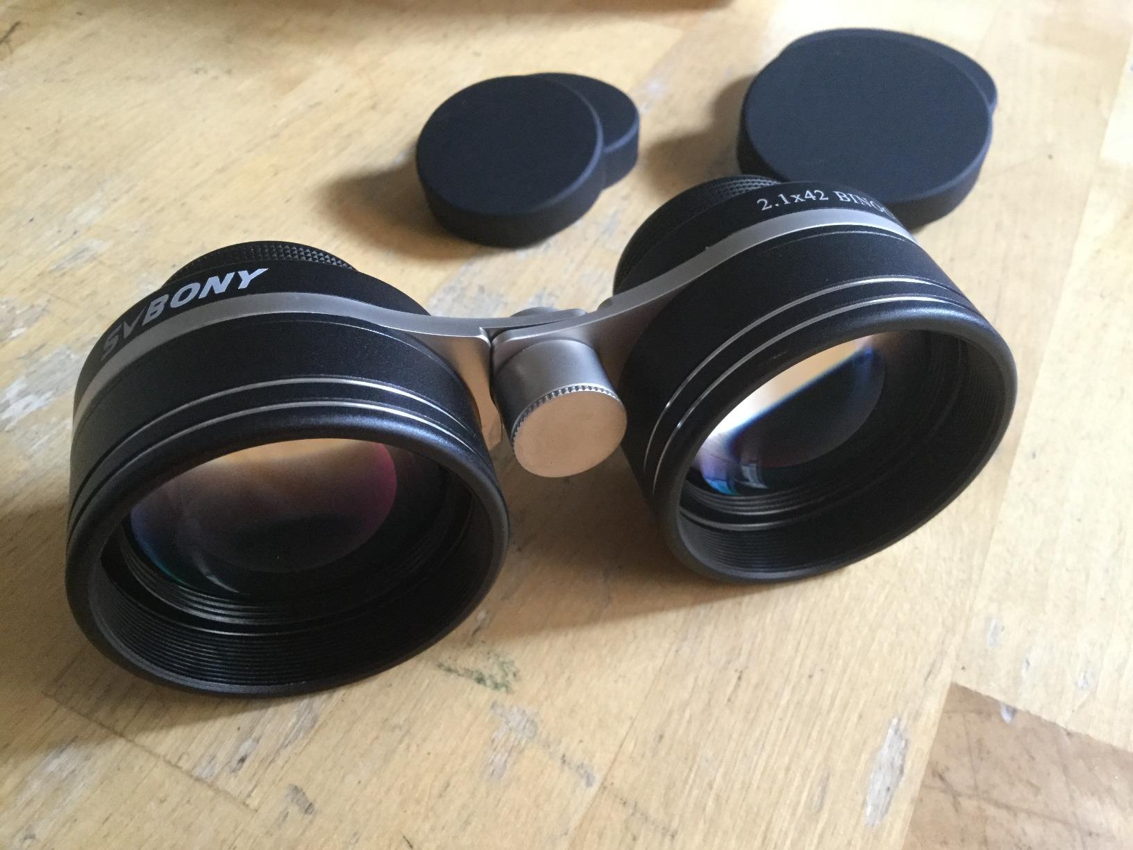 SVBONY SV407 Astronomy Binoculars 2.1x42mm, Wide Angle for Stargazing | for Star and Constellations Viewing, 26 Field of View, FMC Coating, IPX6 Waterproof, Opera Glasses, 2x Low-magnification customer photo 1