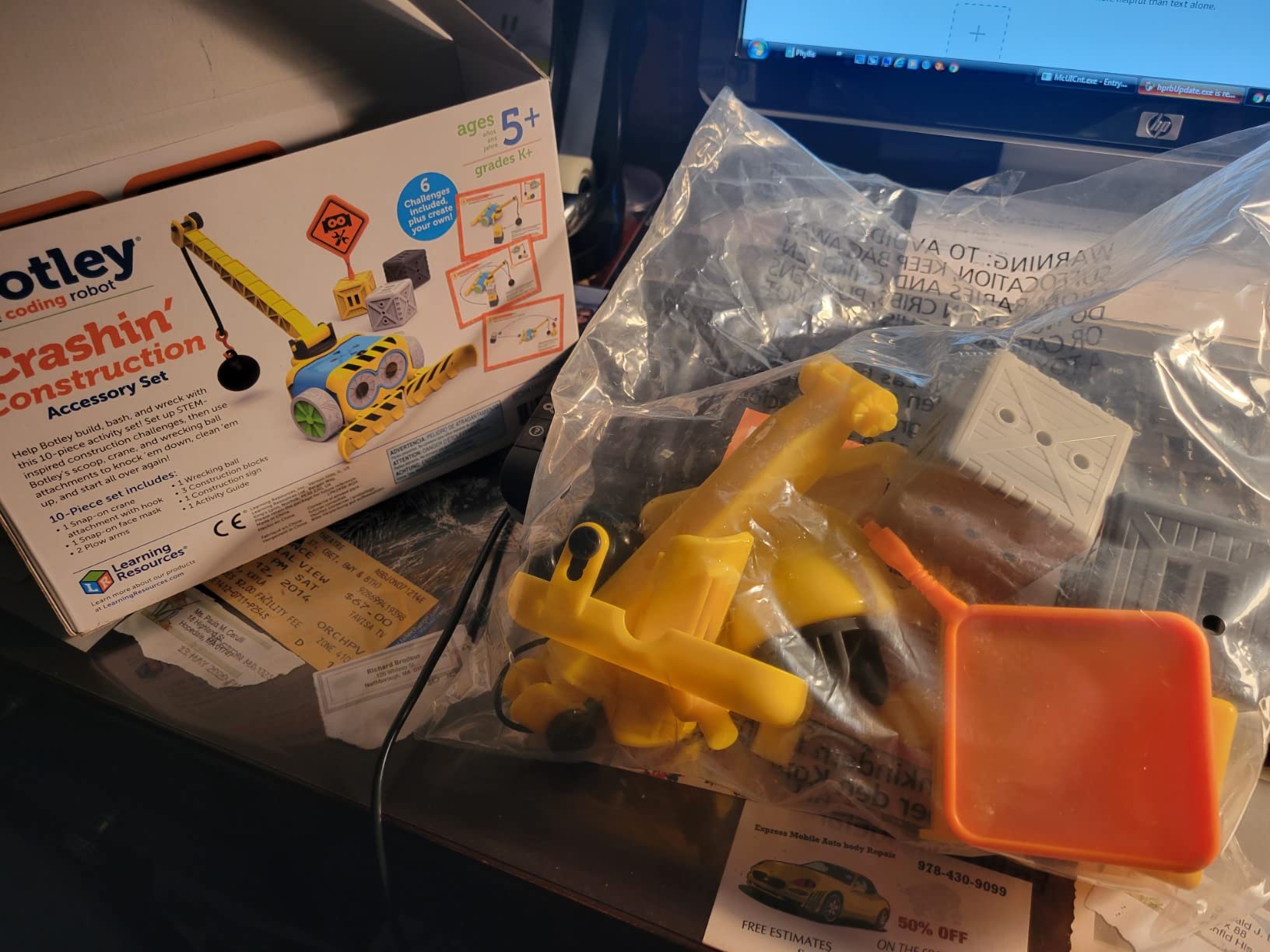 Botley the Coding Robot Crashin' Construction Accessory Set | Engineering Kits for Kids, Botley 2.0 Coding Robot and Botley the Coding Robot Wrecking Ball Toy Add On, Ages 5+ customer photo 1