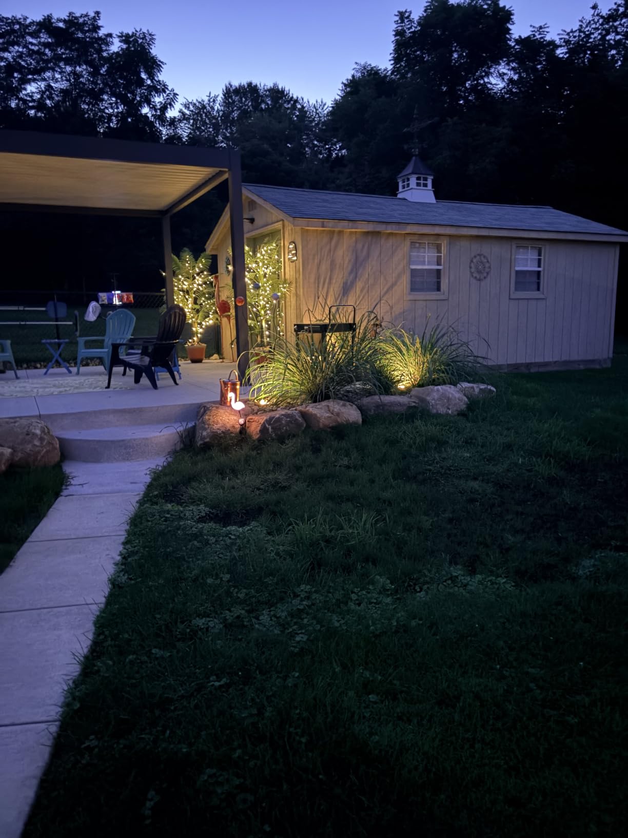 Solar String Lights Outdoor, 2 Pack 400LED 144FT Extra-Long Fairy Lights | 8 Lighting Modes, Copper Wire, Memory Function, Auto On/Off, Waterproof Twinkle Lights for Tree Garden Patio Party Xmas Decor customer photo 1