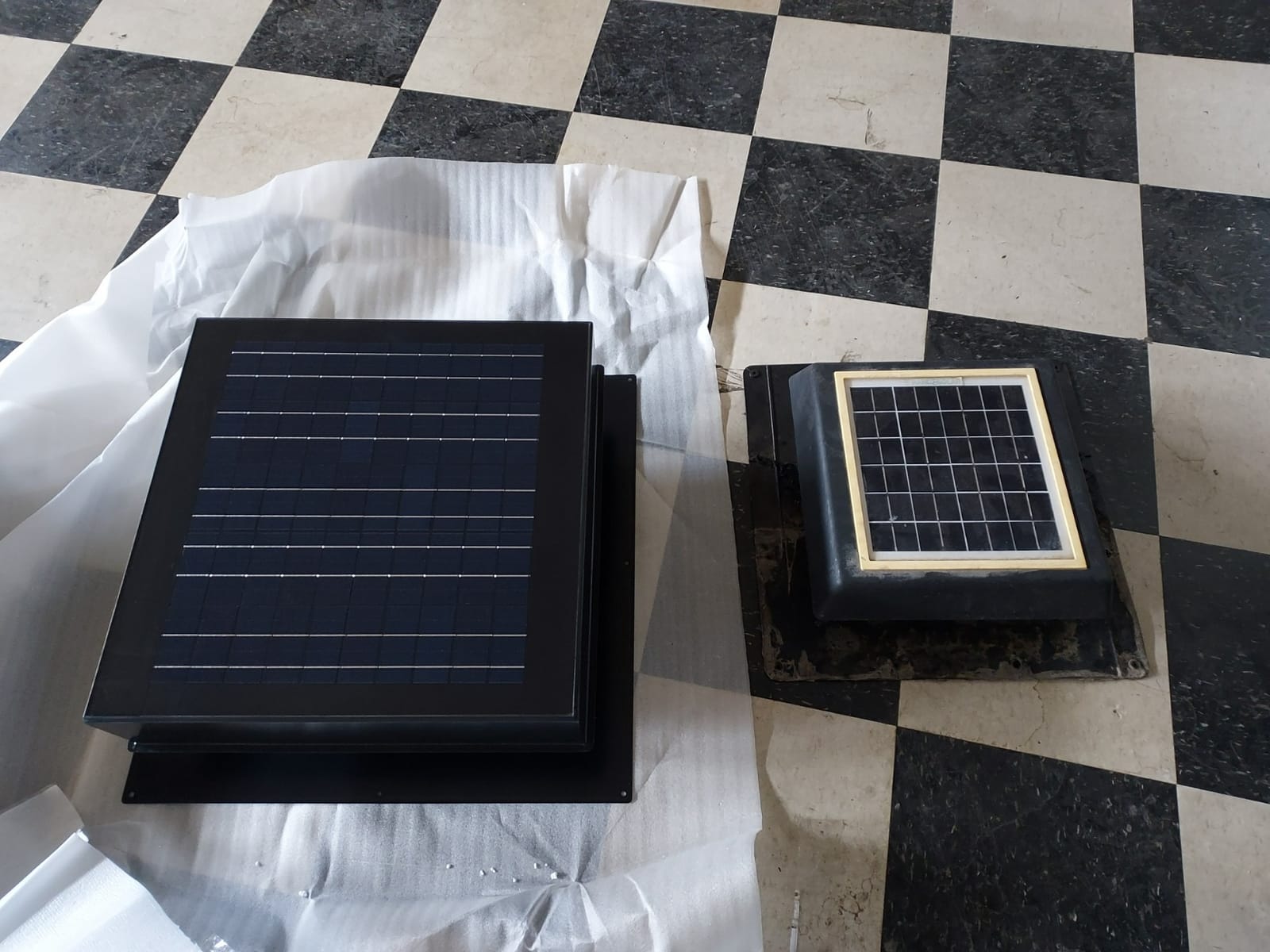 Remington Solar 20 Watt Roof Mount Solar Attic Fan - Round Series customer photo 1
