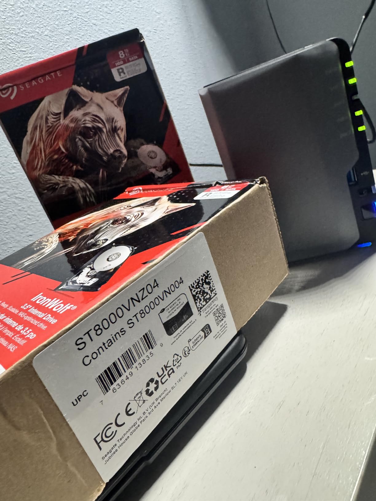 Seagate 8TB IronWolf Internal NAS Hard Drive | SATA 6 Gb/s (ST8000VNZ04) | 24/7 NAS-optimized HDD. AgileArray, All-CMR, RV sensors for multi-bay, 180TB/year. 3-Year Warranty + 3-Year Rescue customer photo 1