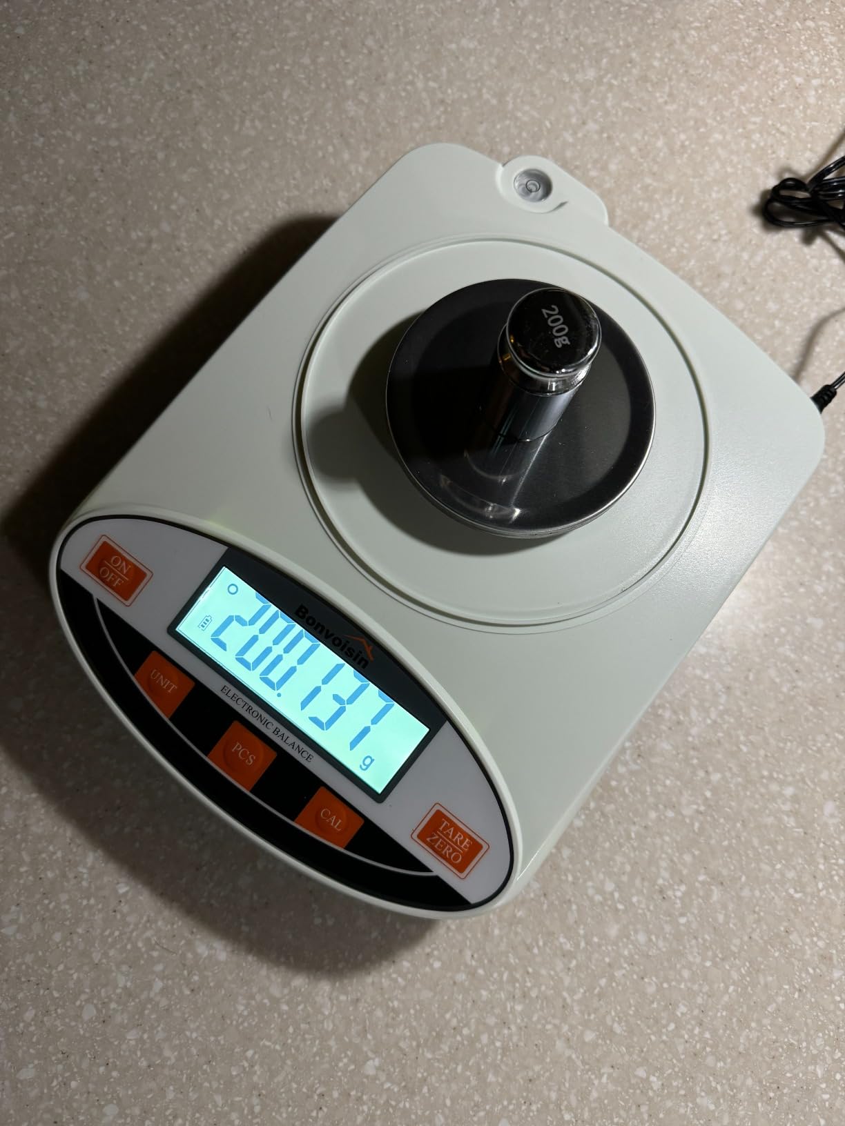 Bonvoisin Analytical Balance 500 gram x 0.001g High Precision Lab Scale Accurate Scientific Laboratory Electronic Scale 1 Milligram Digital Jewelry Weighing Scale with Windshield (500g, 0.001g) customer photo 2