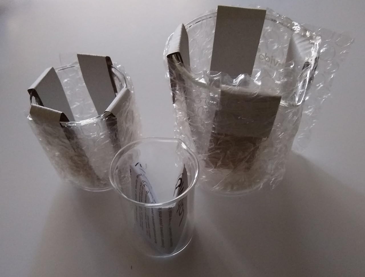 Upgrated 6 Size Low Form Glass Beaker Set, 25ml 50ml 100ml 250ml 500ml 1000ml, 3.3 Boro Glass beakers with Printed Graduation, LVA019 customer photo 1
