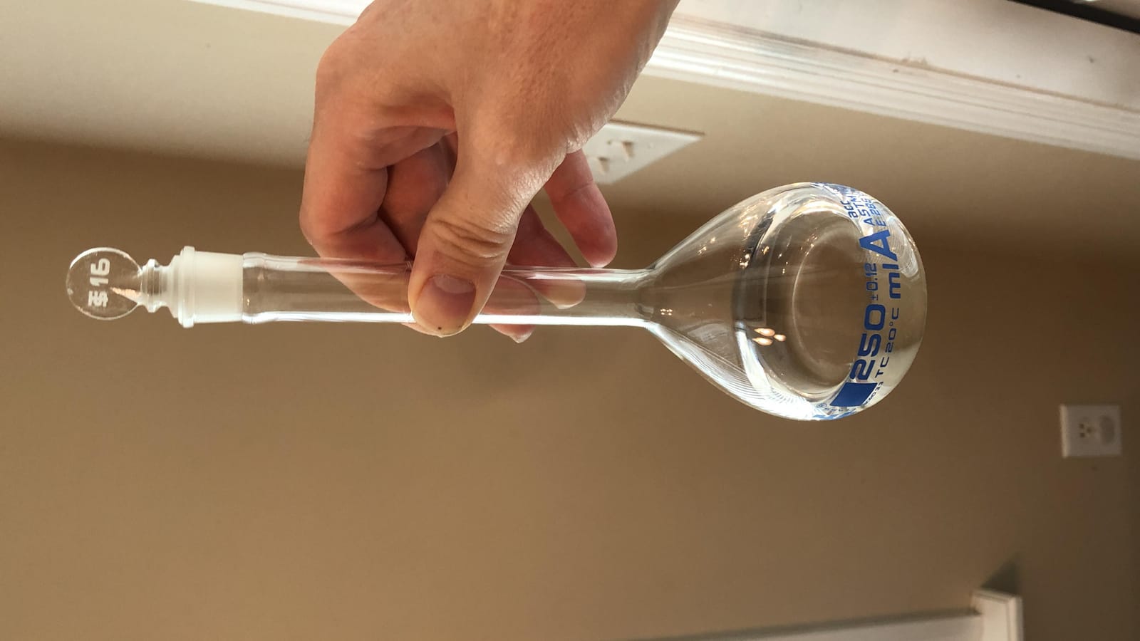 EISCO Premium Volumetric Flask Set - 50ml, 100ml & 250ml - Class A, ASTM E288 - Superior Durability & Chemical Resistance - Glass Penny Stoppers - Borosilicate 3.3 Glass customer photo 2