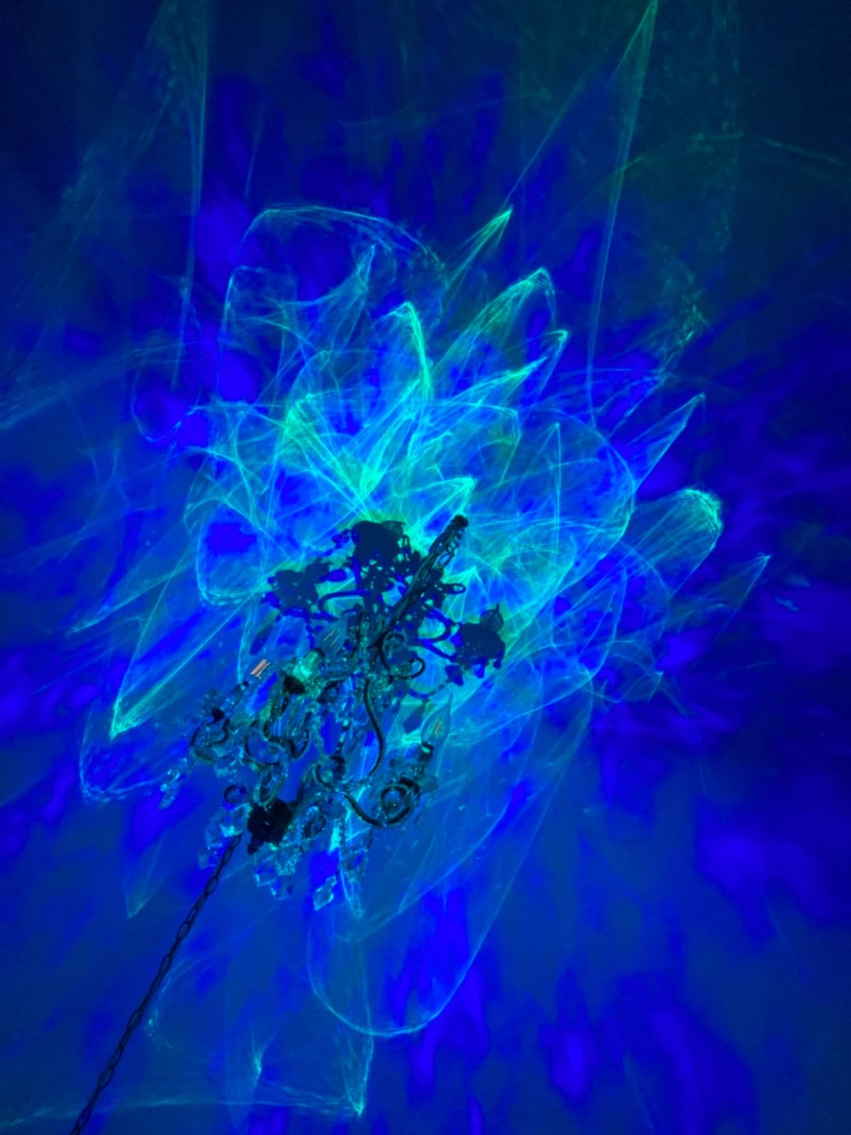 BlissLights Ark Lite - LED Aurora Projector, Laser Nebula, Galaxy Decor Lighting, Room Night Light Show and Mood Lamp (Green/Blue) customer photo 2