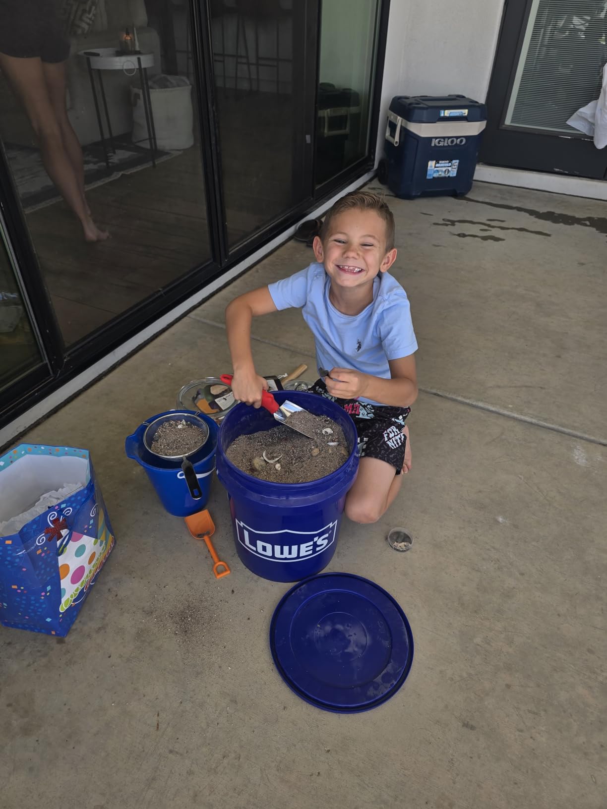 Dan&Darci Rock Collection for Kids - Includes 250+ Bulk Rocks, Gemstones & Crystals + Genuine Fossils and Minerals - 2 Lbs. - Geology Earth Science STEM Toys Activity, Gifts for Boys & Girls Ages 6+ customer photo 1