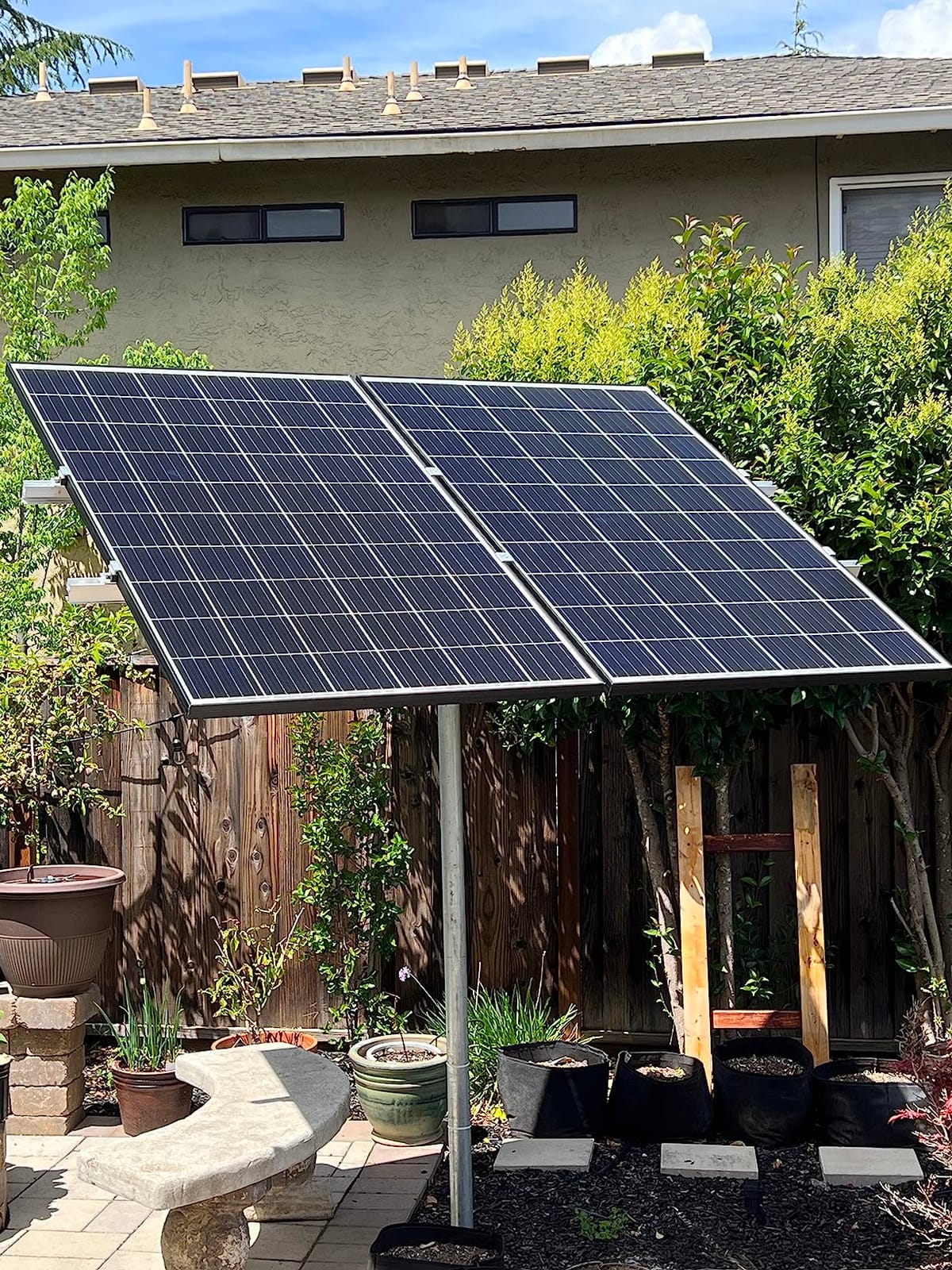 Renogy Solar Panels 2PCS 320 Watt Solar Panel 18BB N-Type Solar Panel 12 24 Volts Monocrystalline On/Off Grid Solar Setup 640W Over 400 Watt Solar Panels 25% Cell Efficiency for Homes Rooftop RV Boat customer photo 1