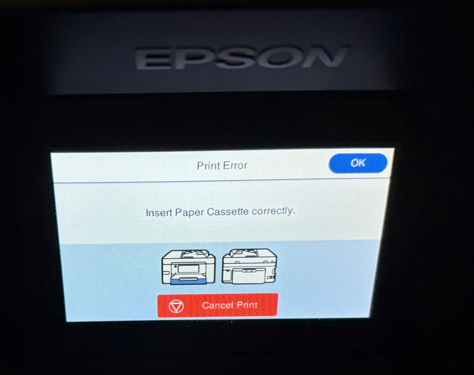 Epson Workforce Pro WF-4820 Wireless Color Inkjet All-In-One Printer, Black, Large customer photo 1
