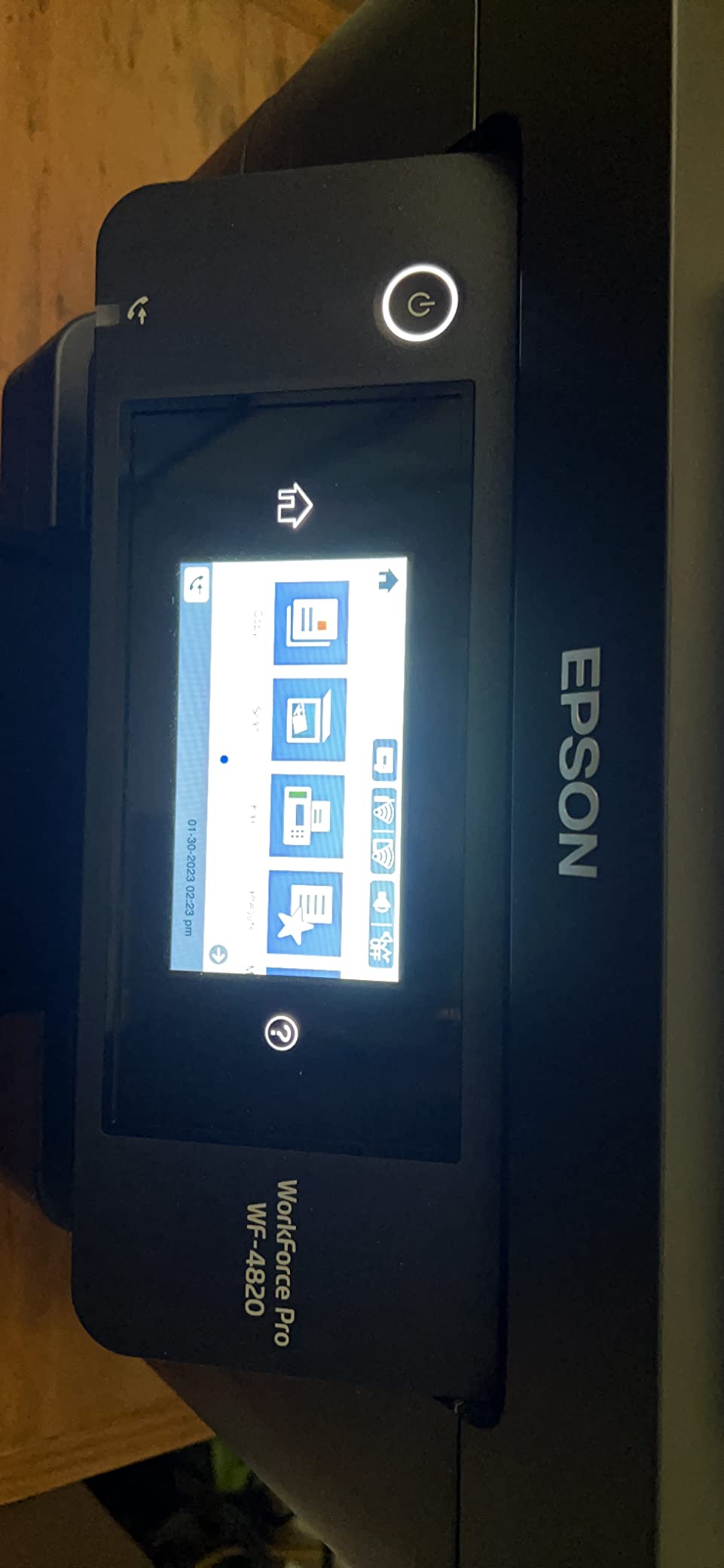 Epson Workforce Pro WF-4820 Wireless Color Inkjet All-In-One Printer, Black, Large customer photo 2