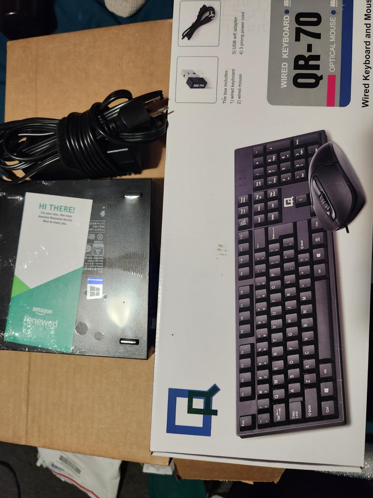 Dell OptiPlex 7050 Micro Computer, Intel Quad Core i5-6500T up to 3.1GHz, 16G DDR4, 256G SSD, Windows 11 Pro 64 Bit (Renewed) customer photo 1